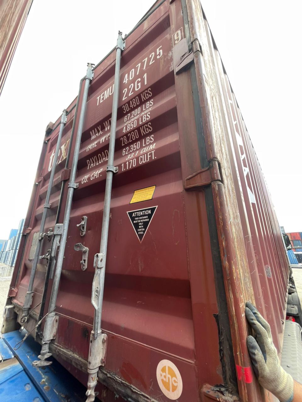 Морской контейнер TEMU4077259