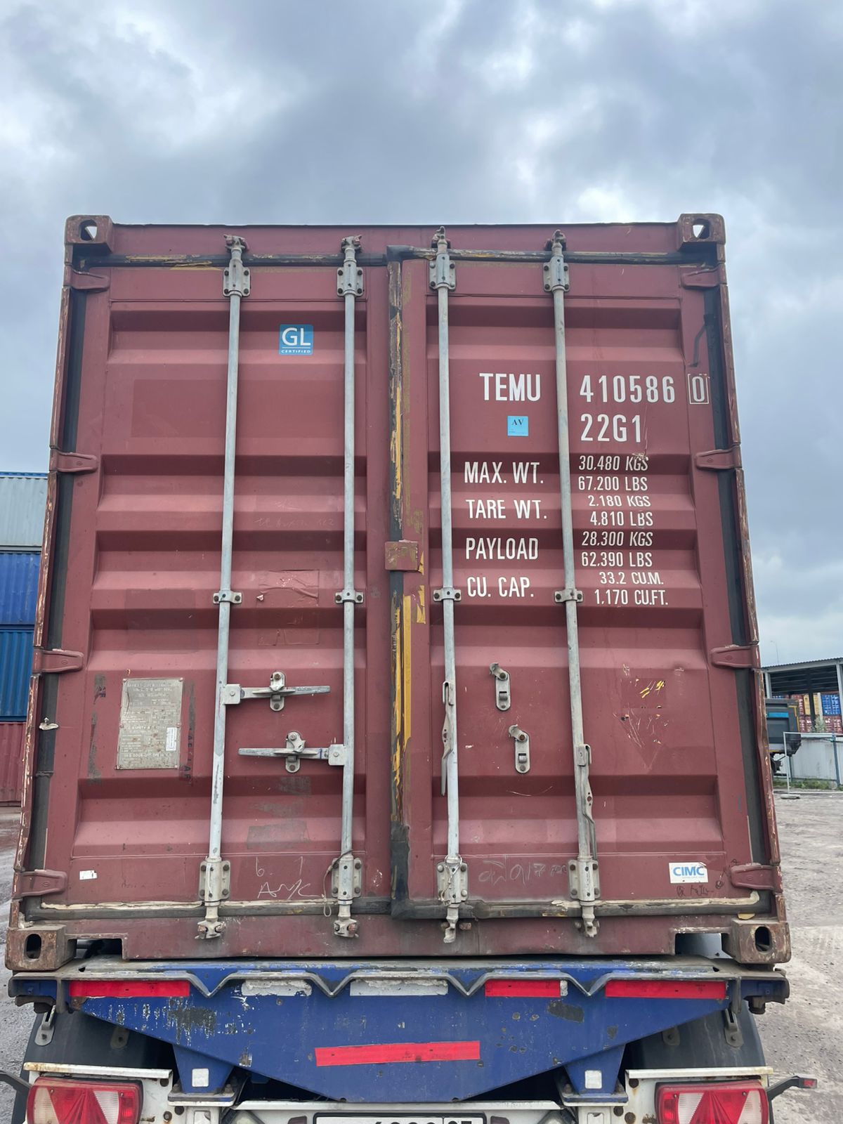 Морской контейнер TEMU4105860