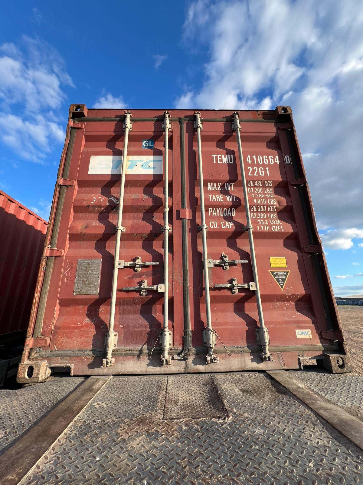 Морской контейнер TEMU4106640