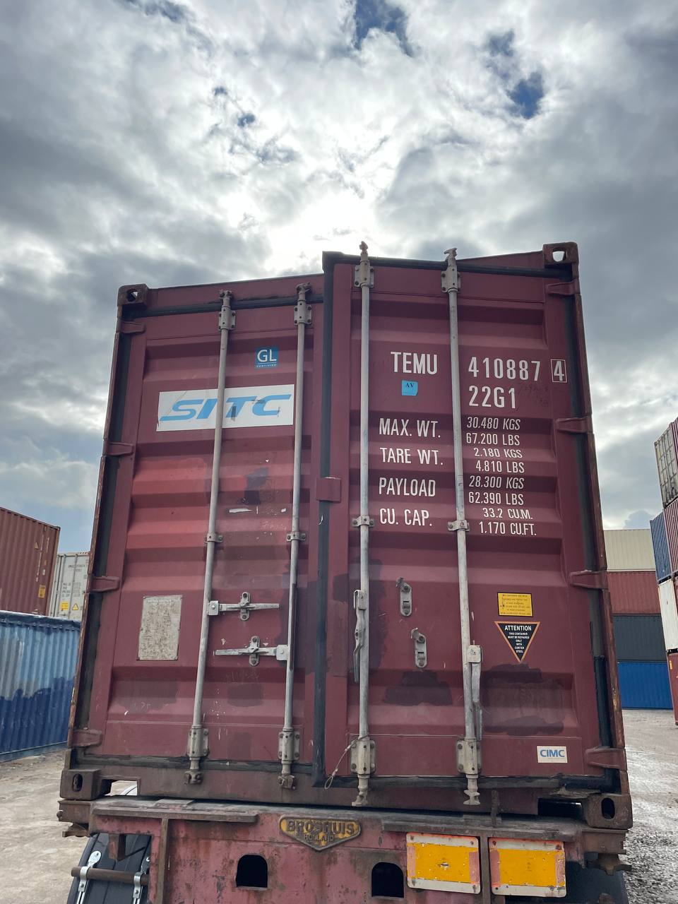 Морской контейнер TEMU4108874
