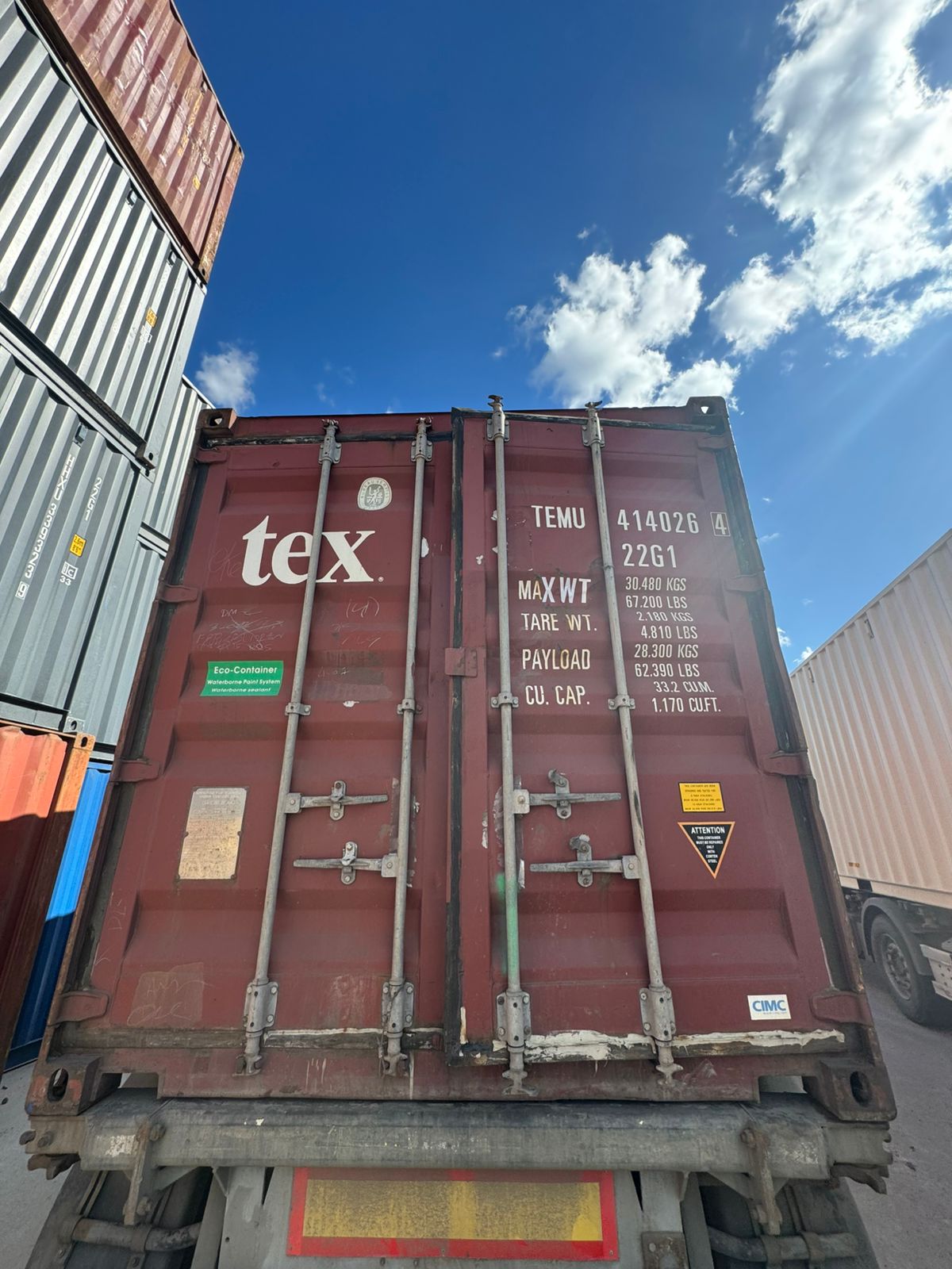 Морской контейнер TEMU4140264