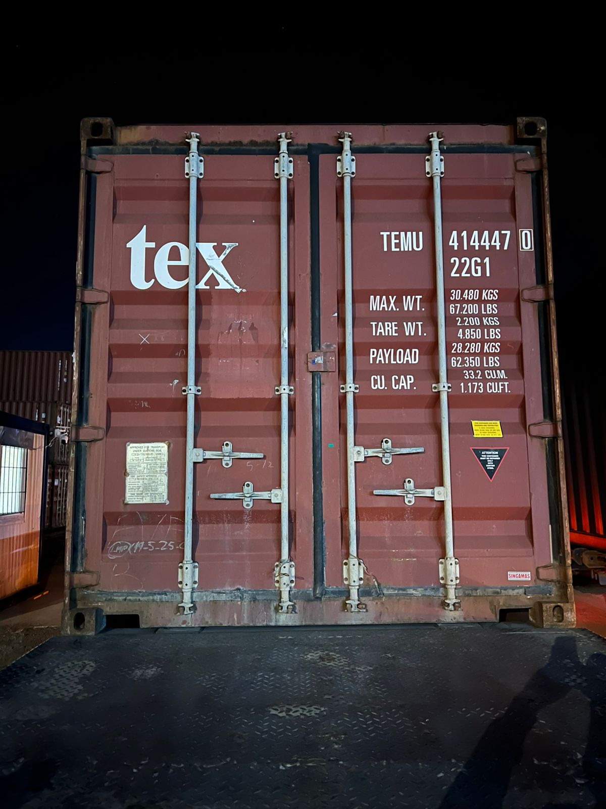 Морской контейнер TEMU4144470