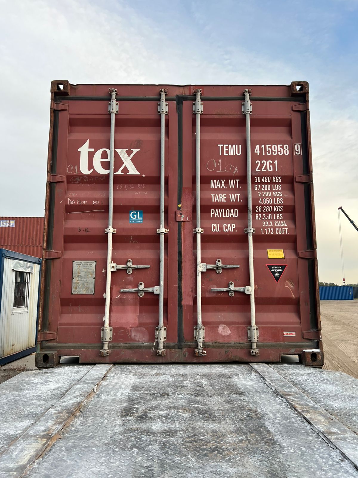 Морской контейнер TEMU4159589