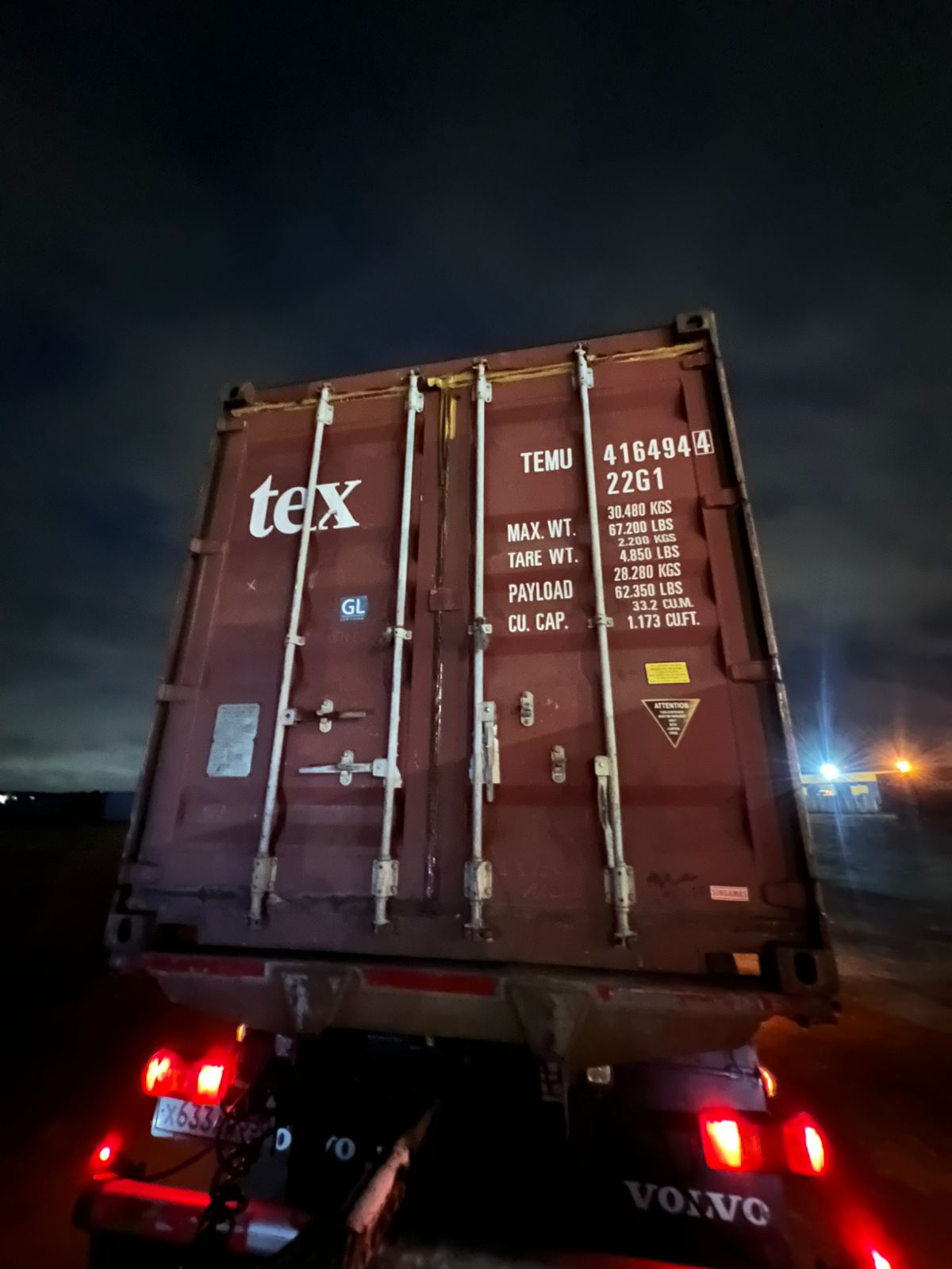 Морской контейнер TEMU4164944