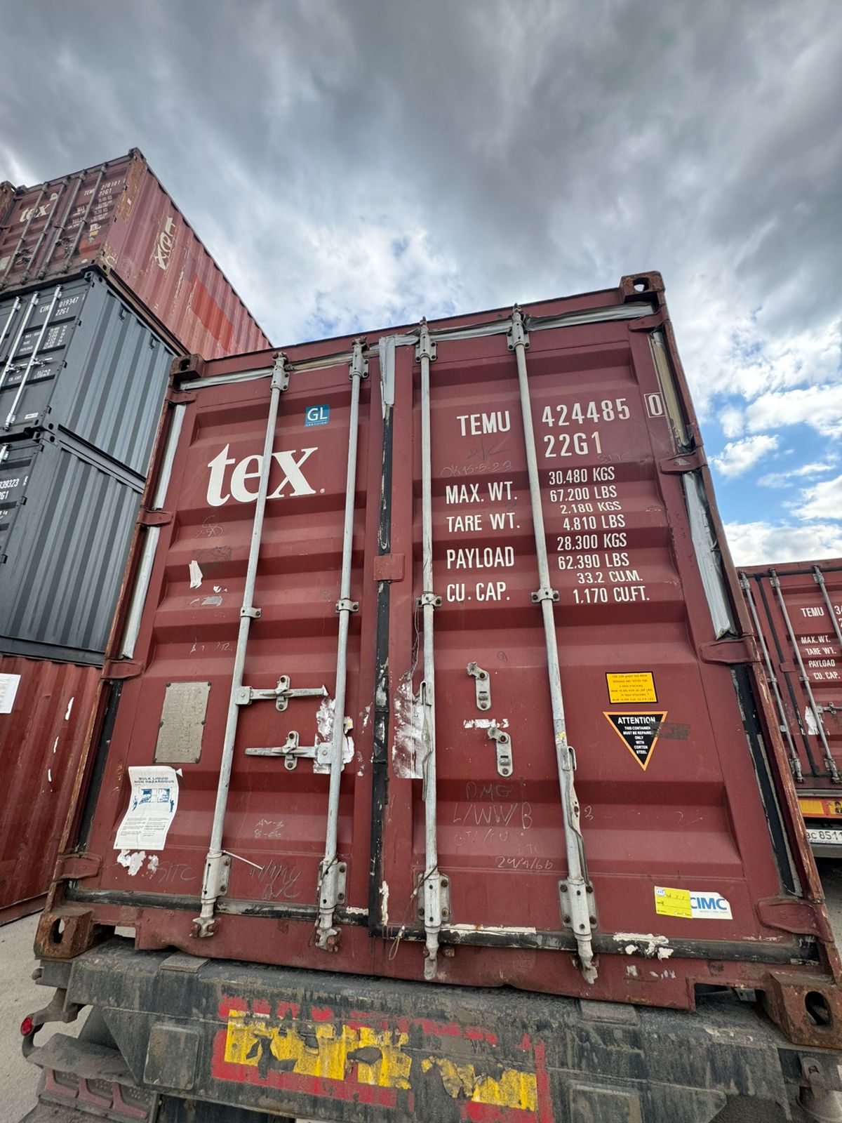 Морской контейнер TEMU4244850