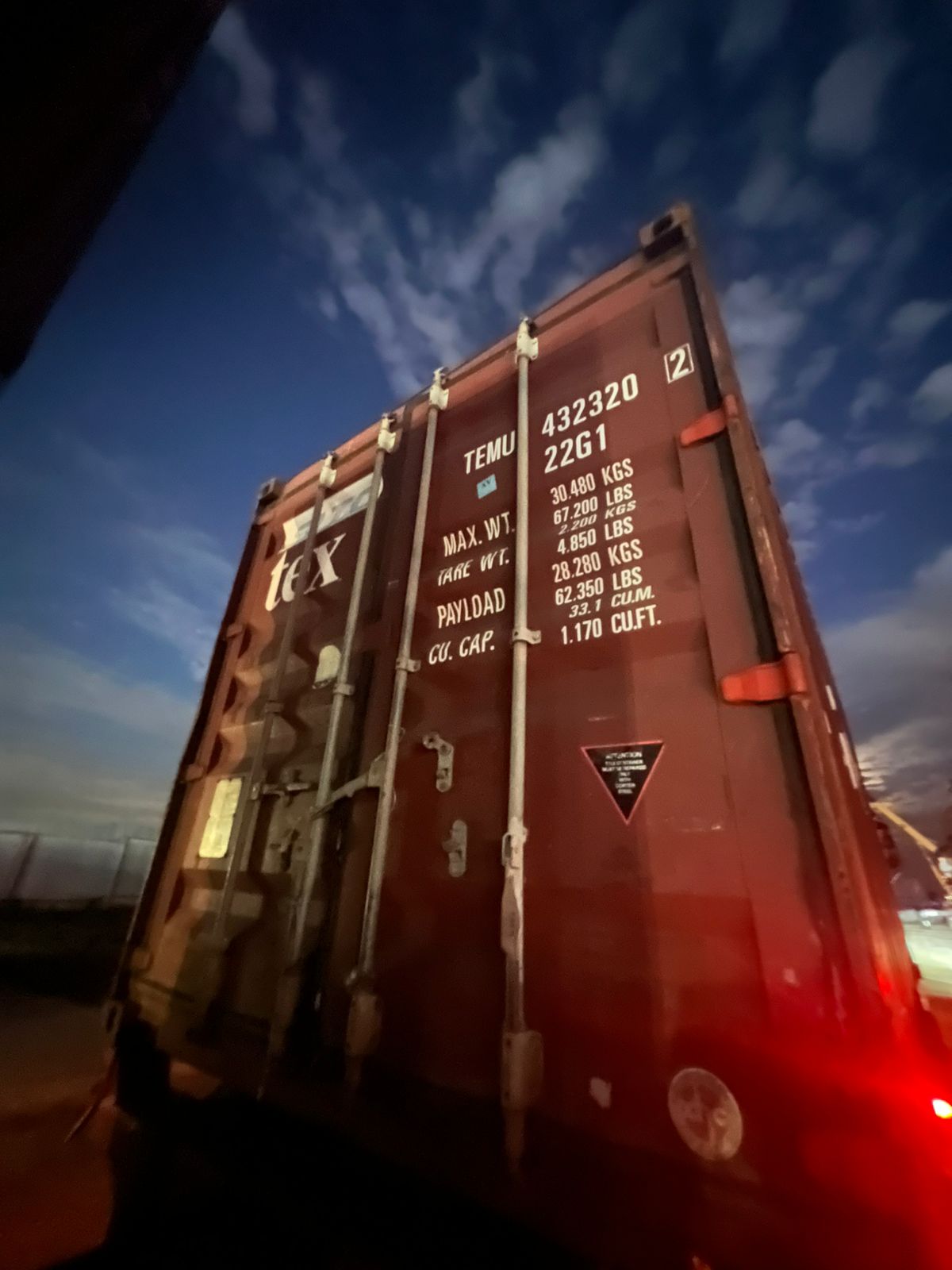 Морской контейнер TEMU4323202