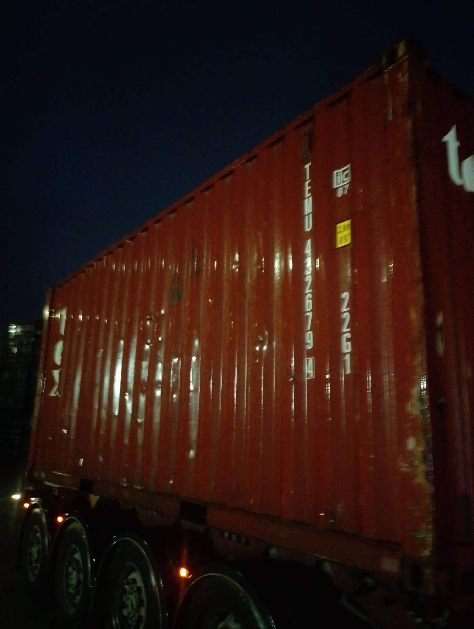 Морской контейнер TEMU4326794