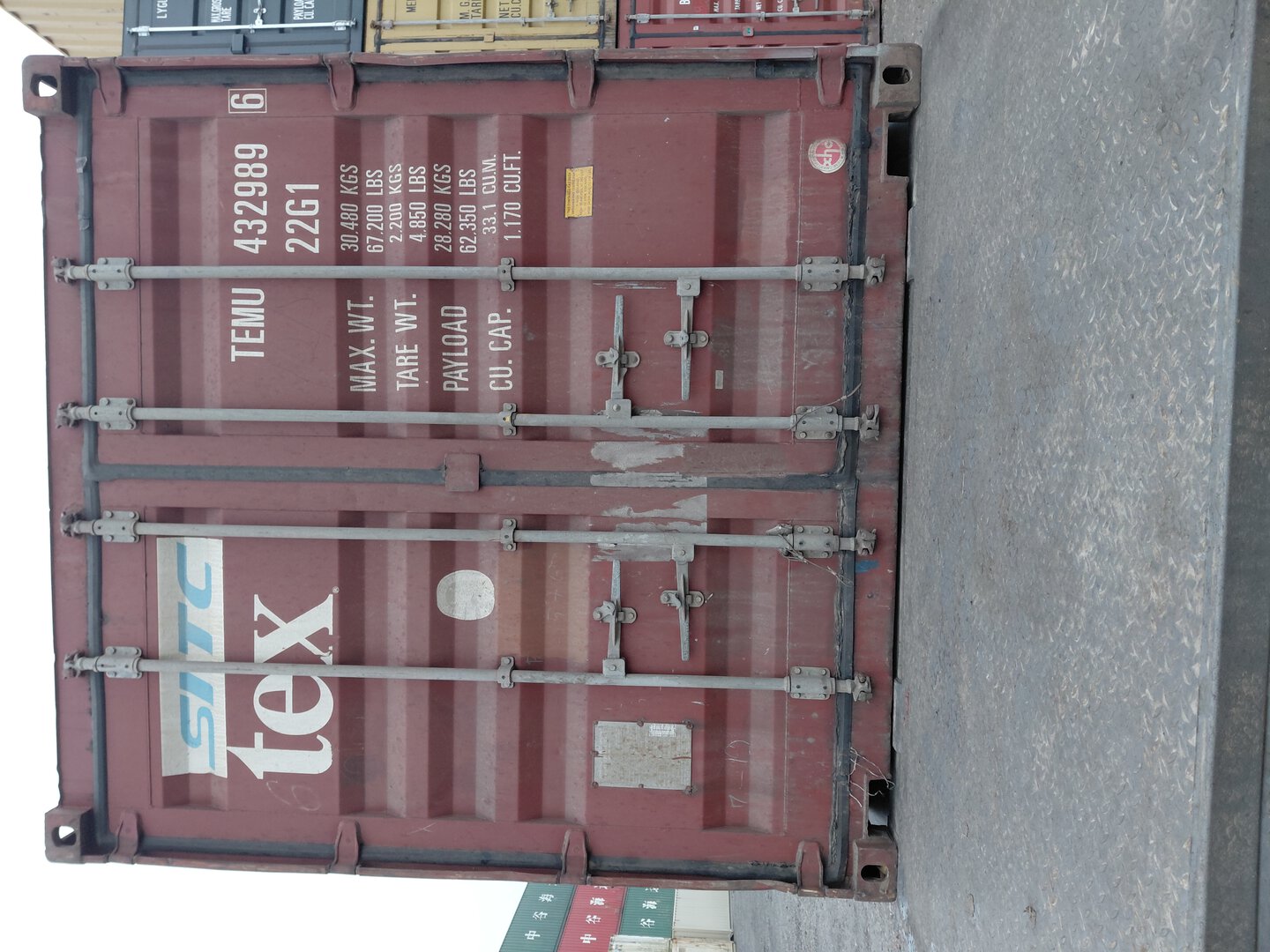 Морской контейнер TEMU4329896