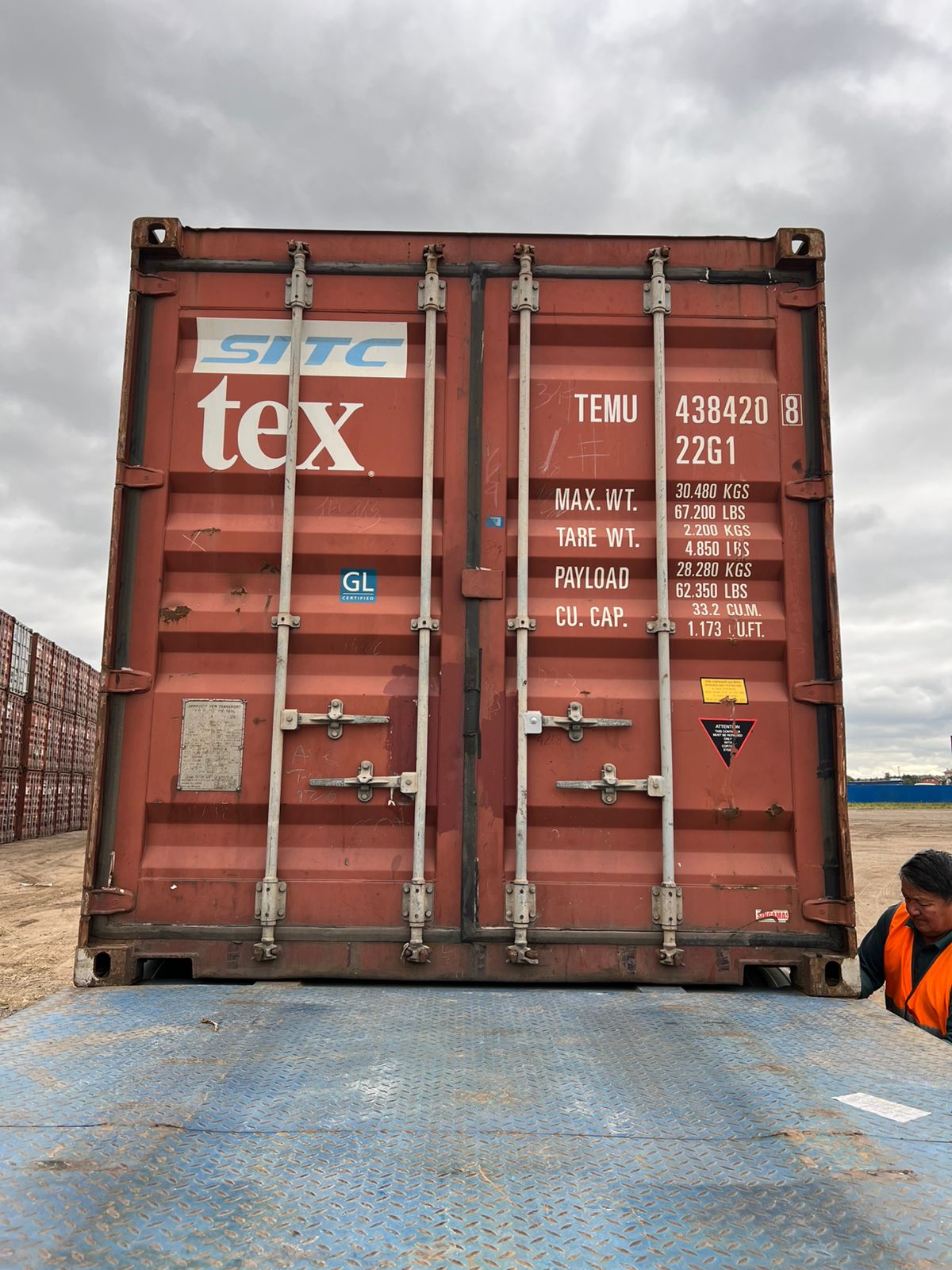 Морской контейнер TEMU4384208