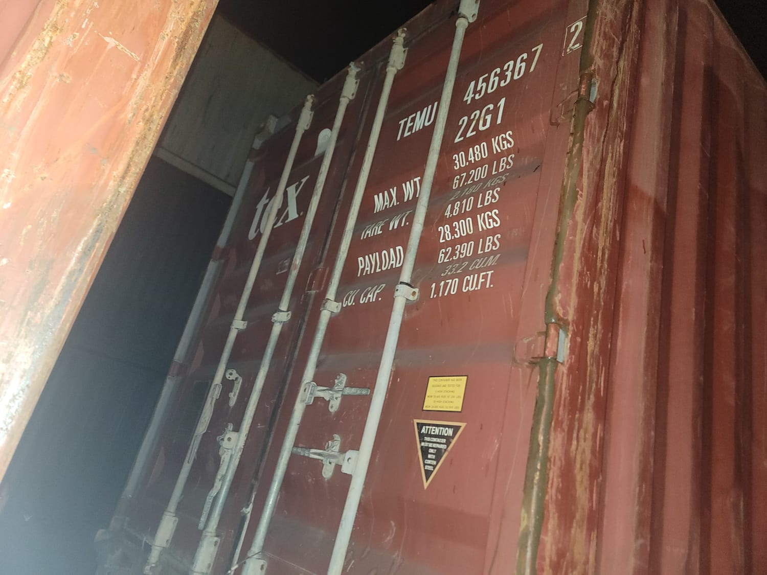 Морской контейнер TEMU4563672