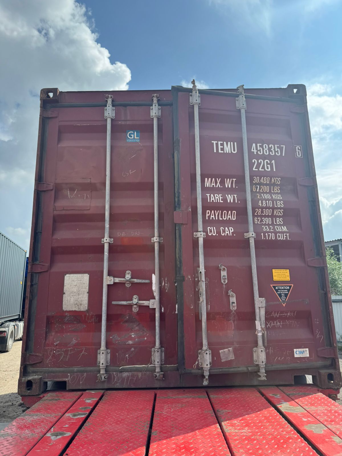 Морской контейнер TEMU4583576