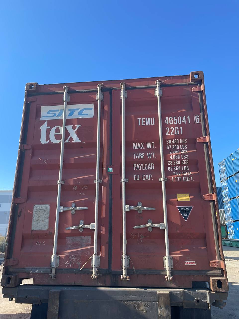 Морской контейнер TEMU4650416