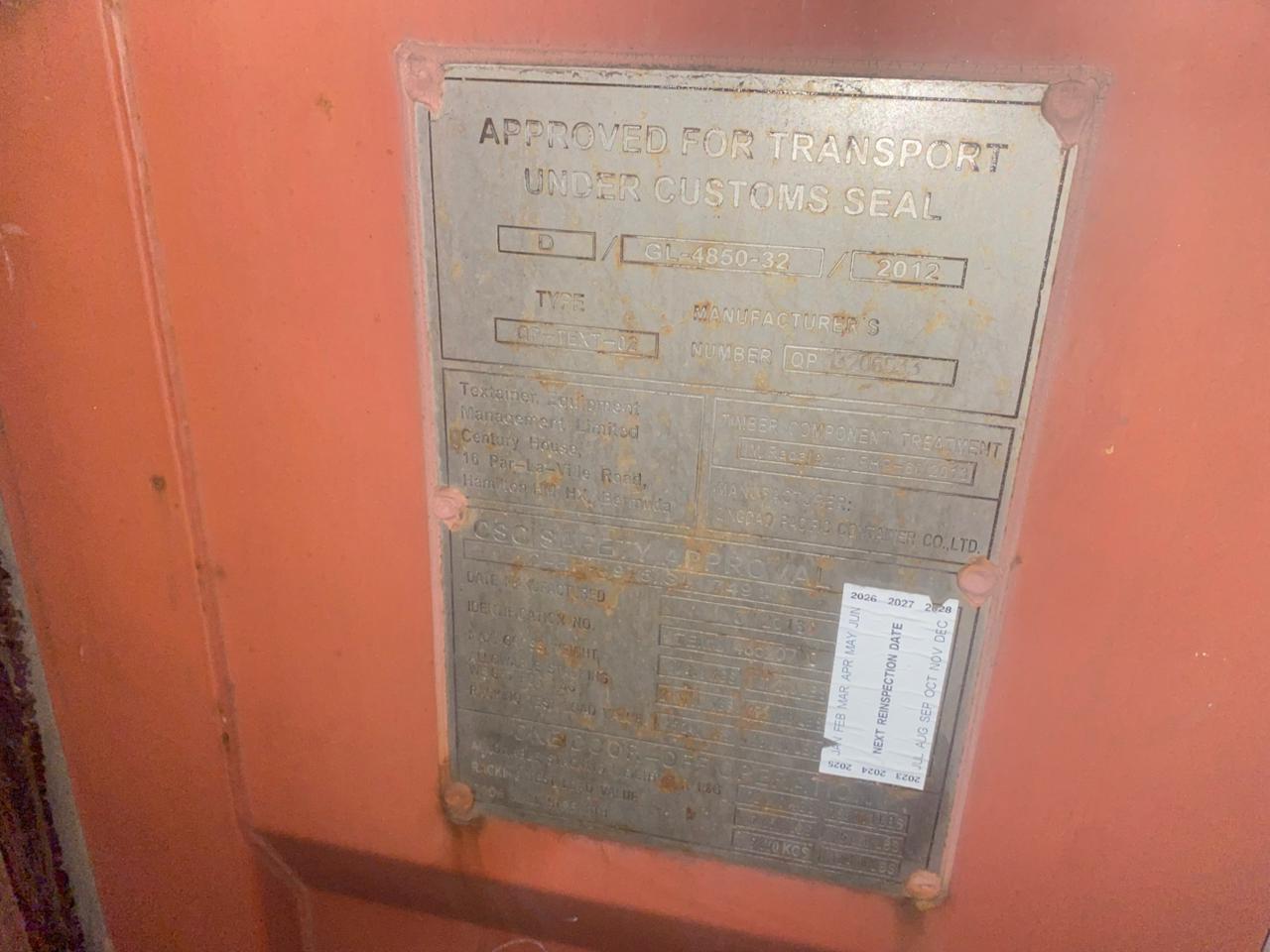 Морской контейнер TEMU4652070