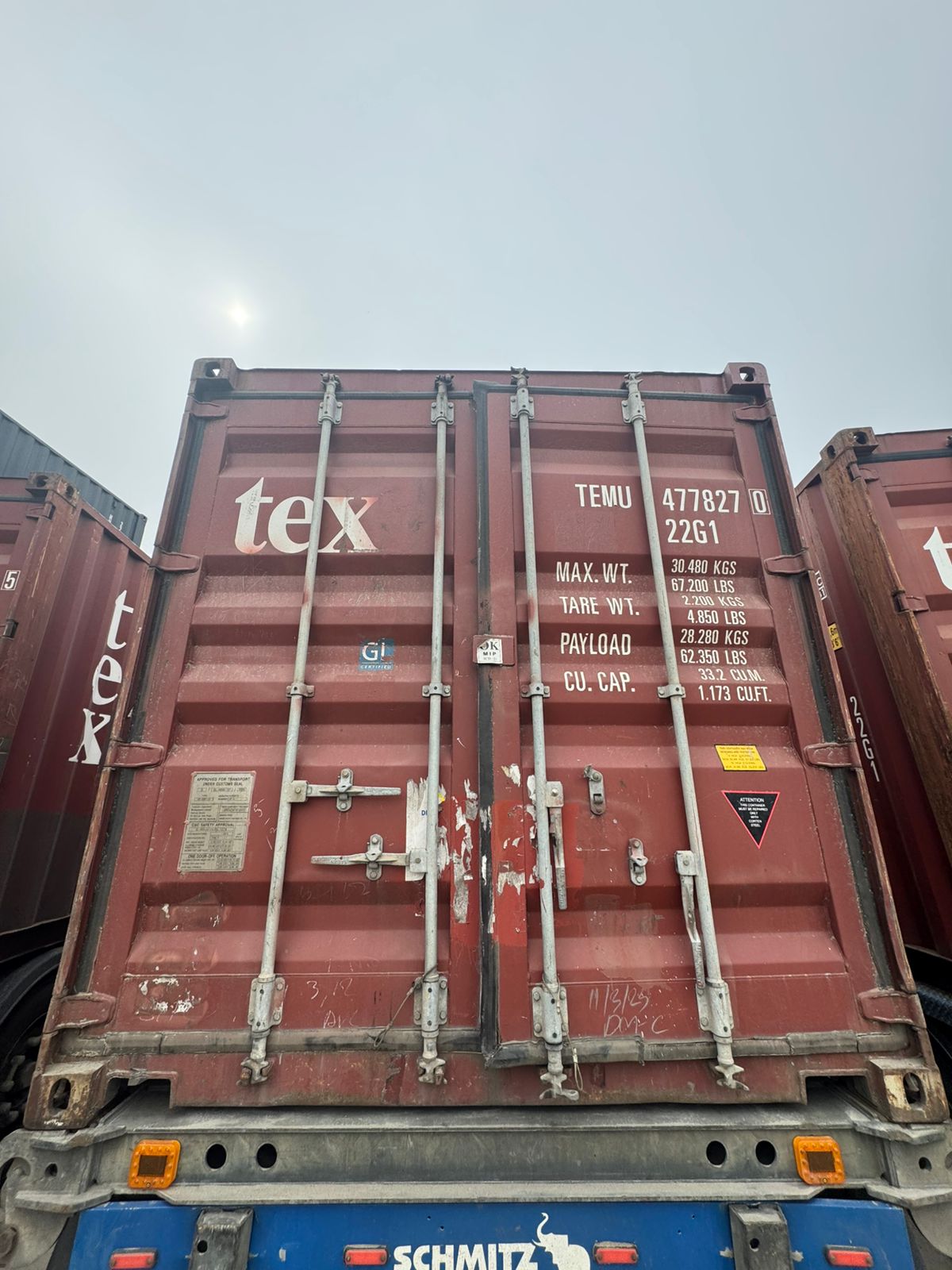 Морской контейнер TEMU4778270