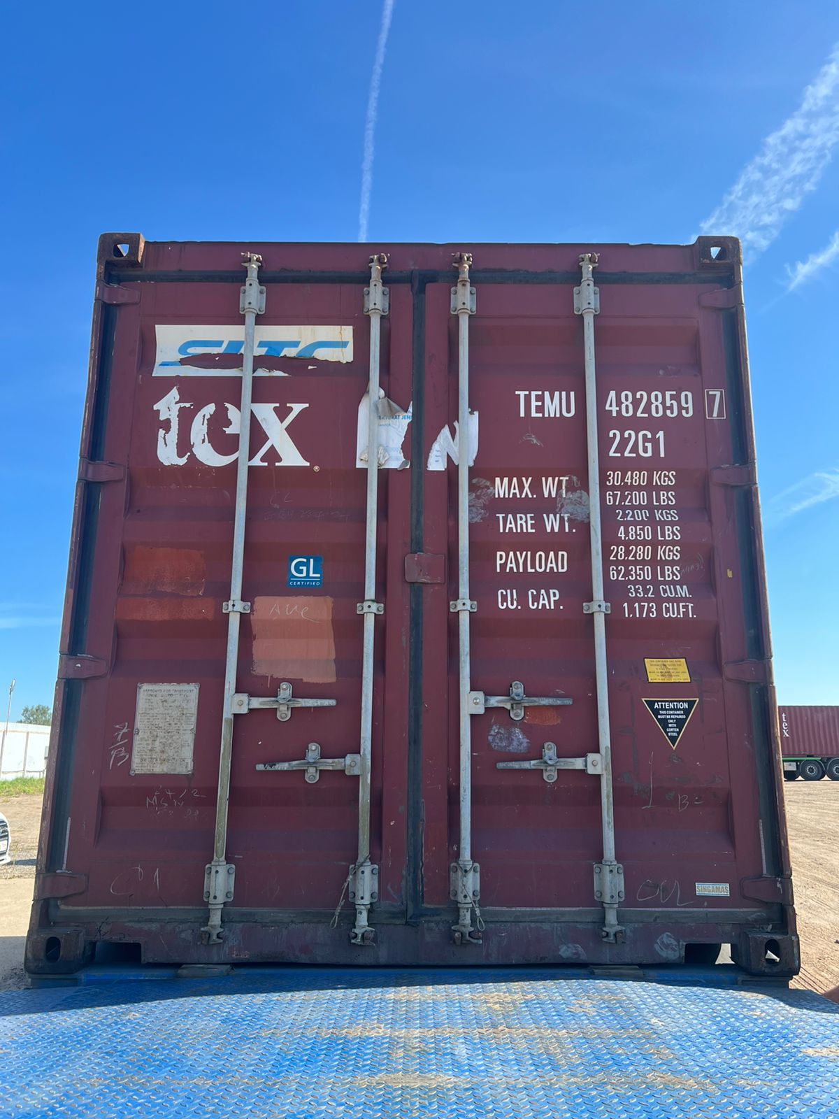 Морской контейнер TEMU4828597