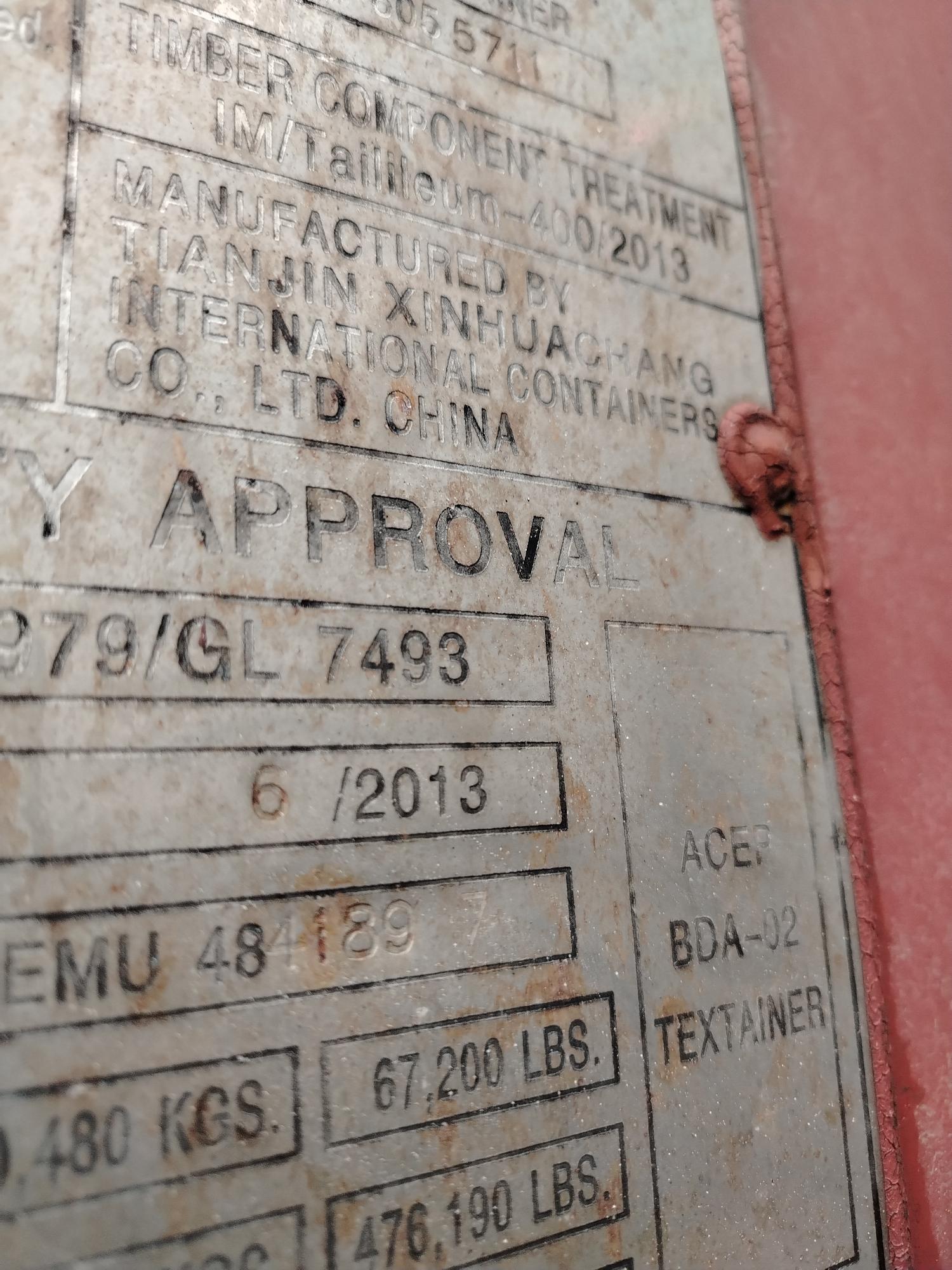 Морской контейнер TEMU4841897