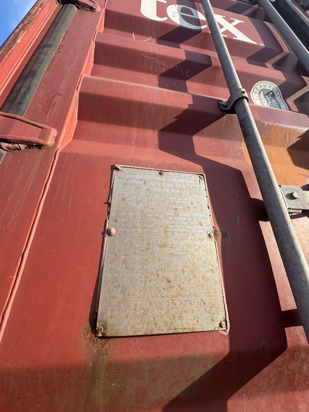 Морской контейнер TEMU4999840