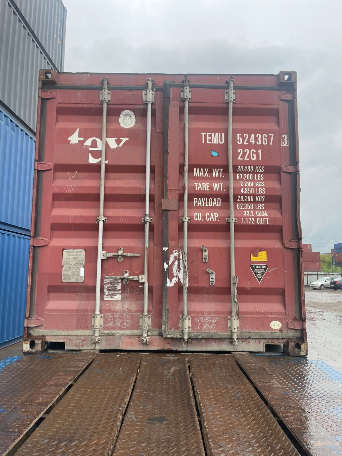Морской контейнер TEMU5243673