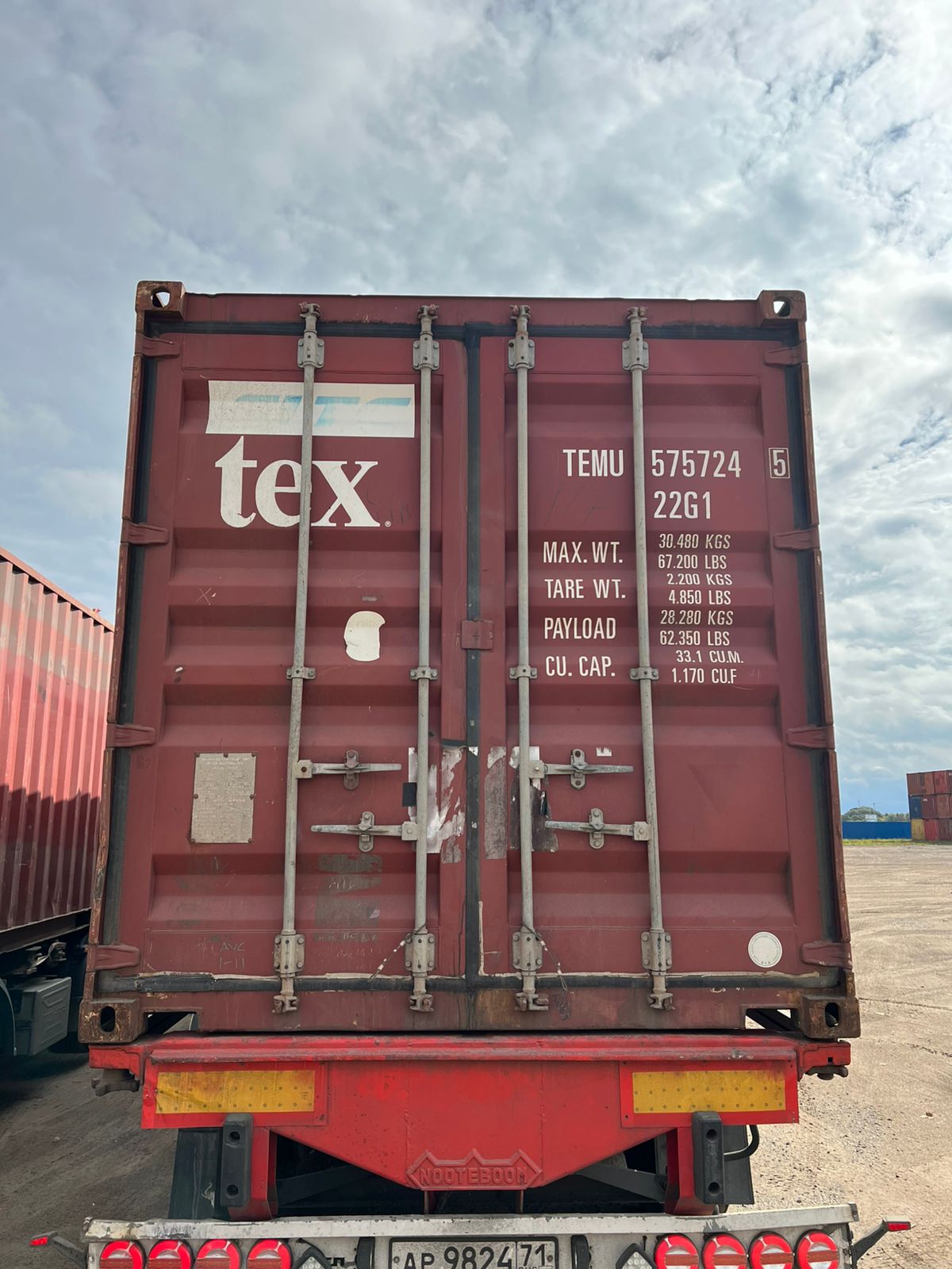 Морской контейнер TEMU5757245