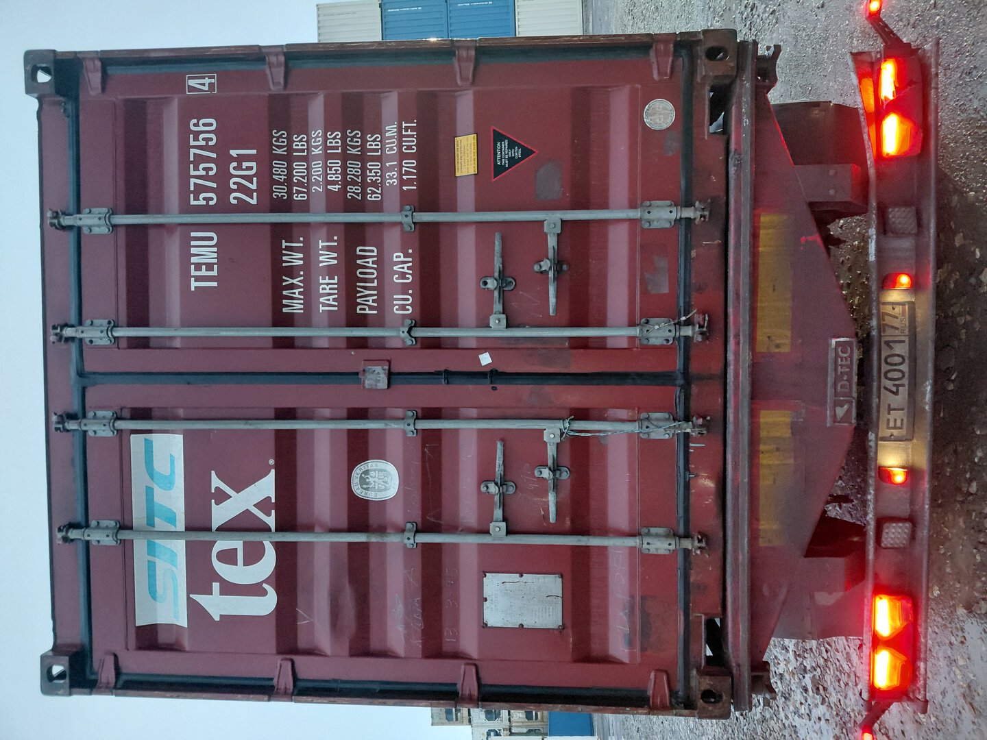 Морской контейнер TEMU5757564