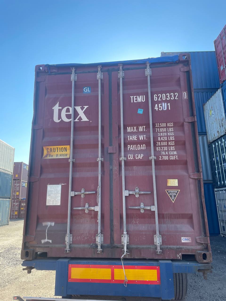 Морской контейнер TEMU6203320
