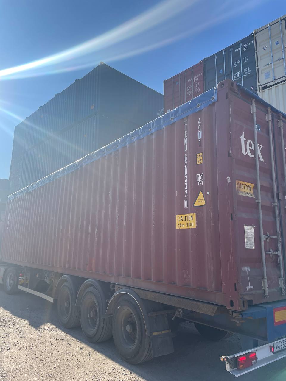 Морской контейнер TEMU6203320