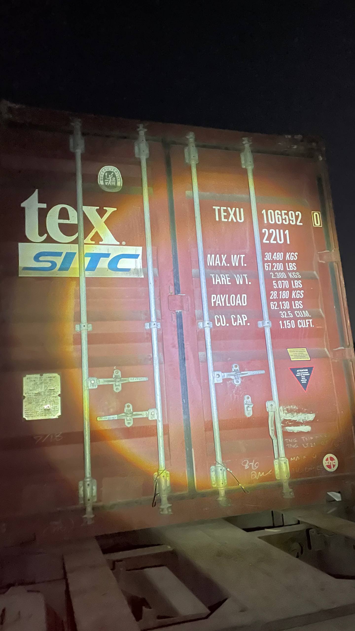 Морской контейнер TEXU1065920