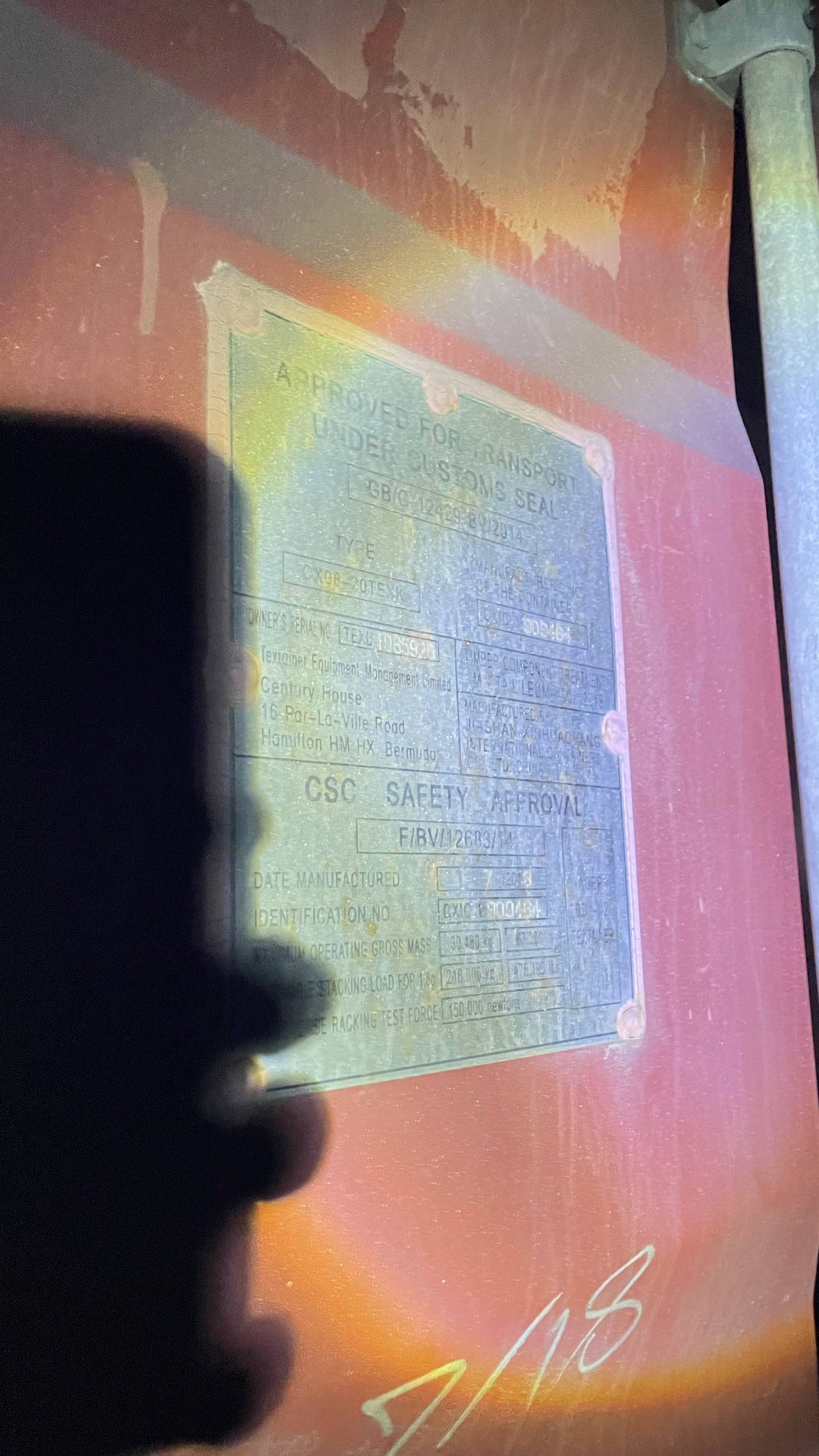 Морской контейнер TEXU1065920