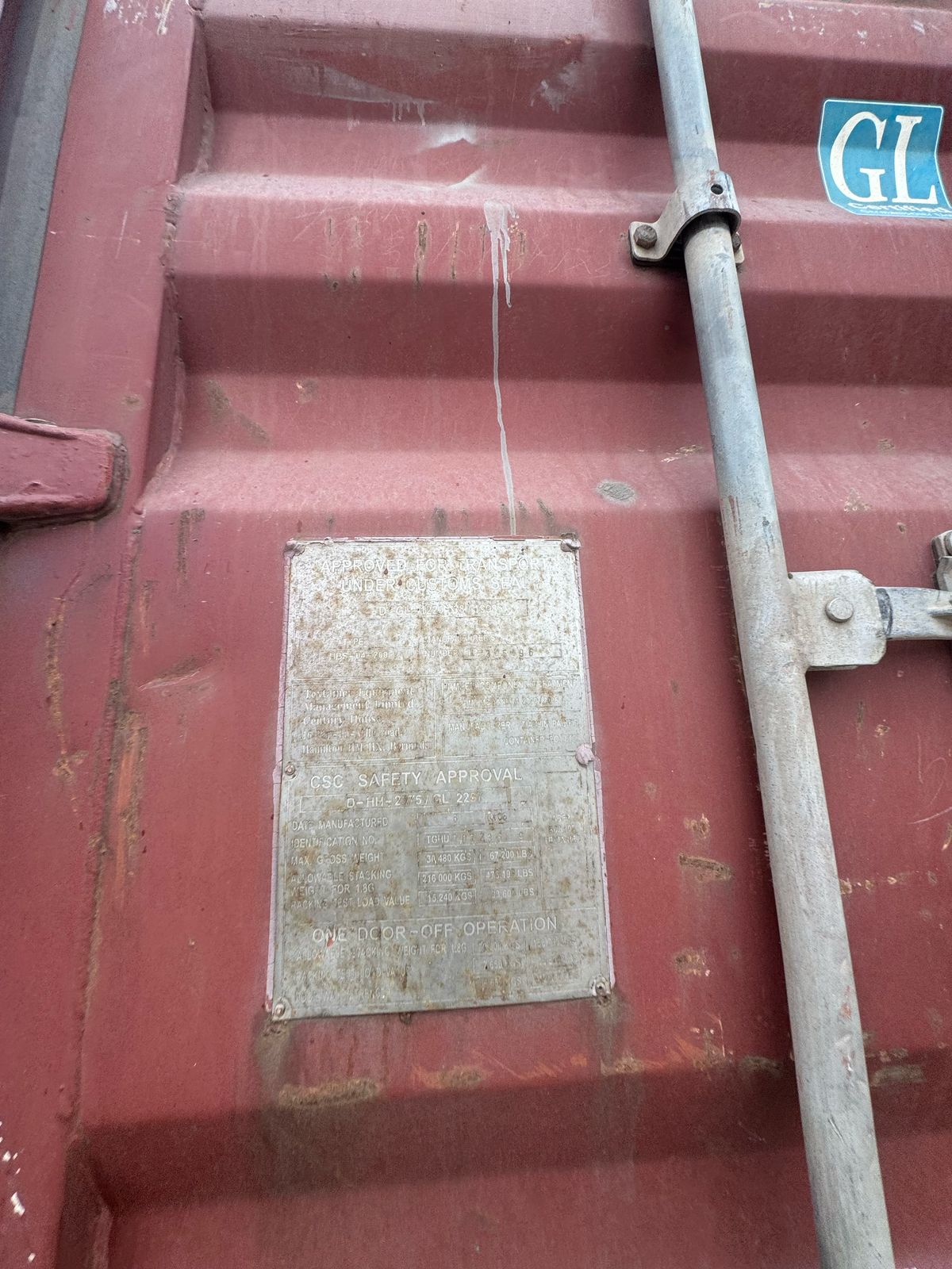 Морской контейнер TGHU0072369