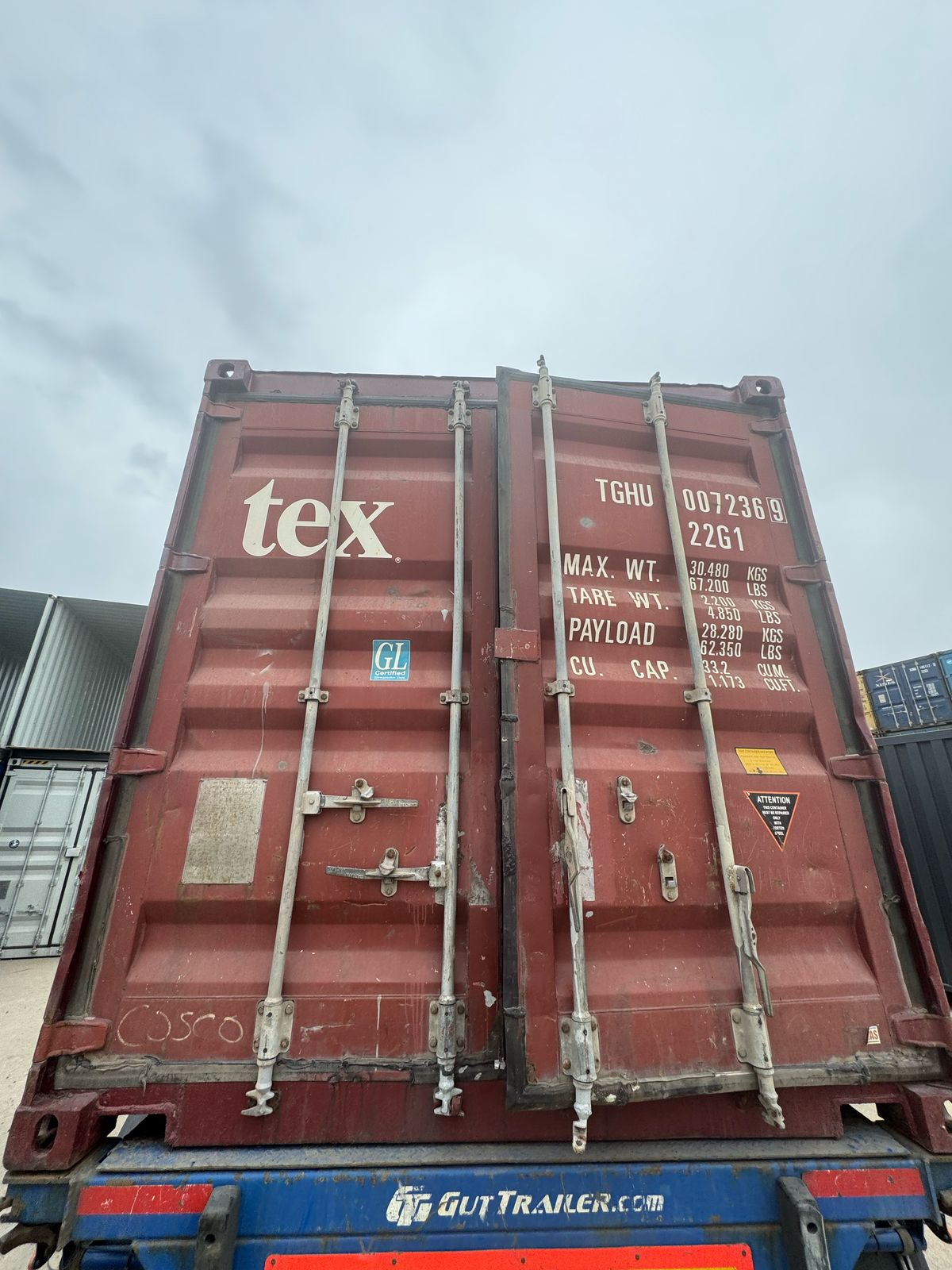 Морской контейнер TGHU0072369