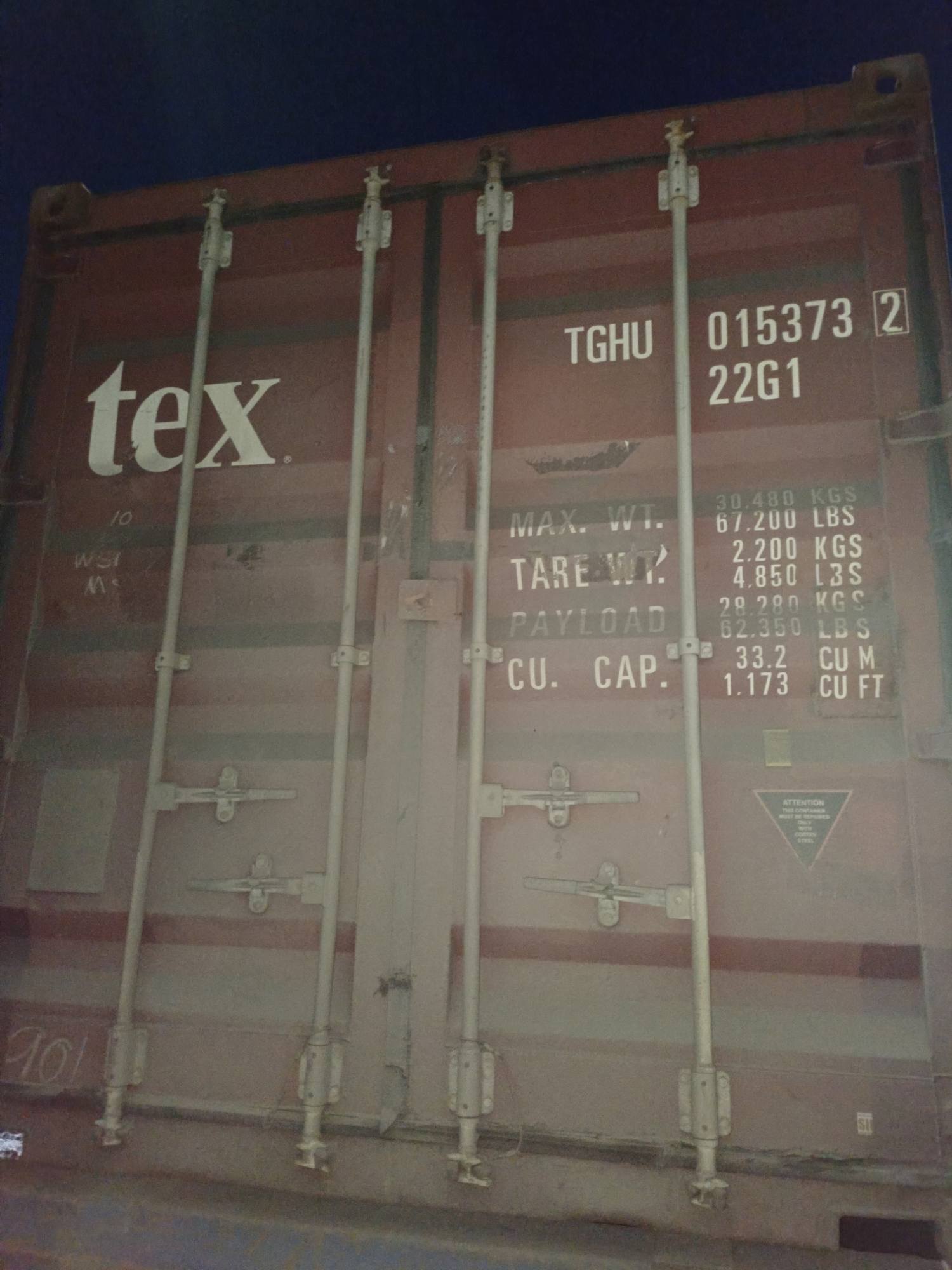 Морской контейнер TGHU0153732