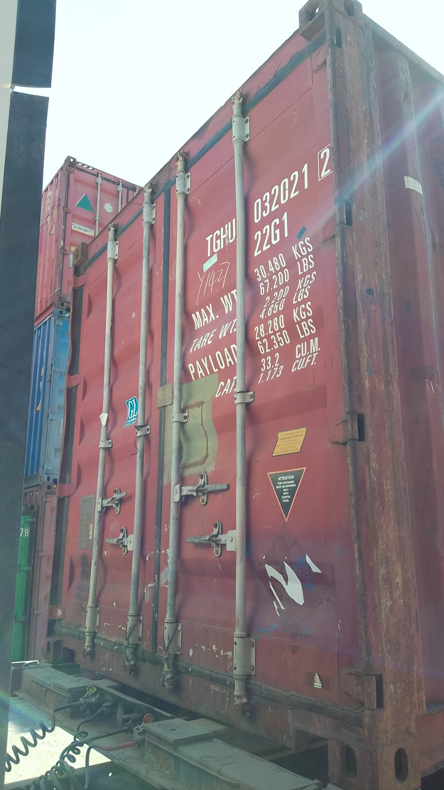 Морской контейнер TGHU0320212