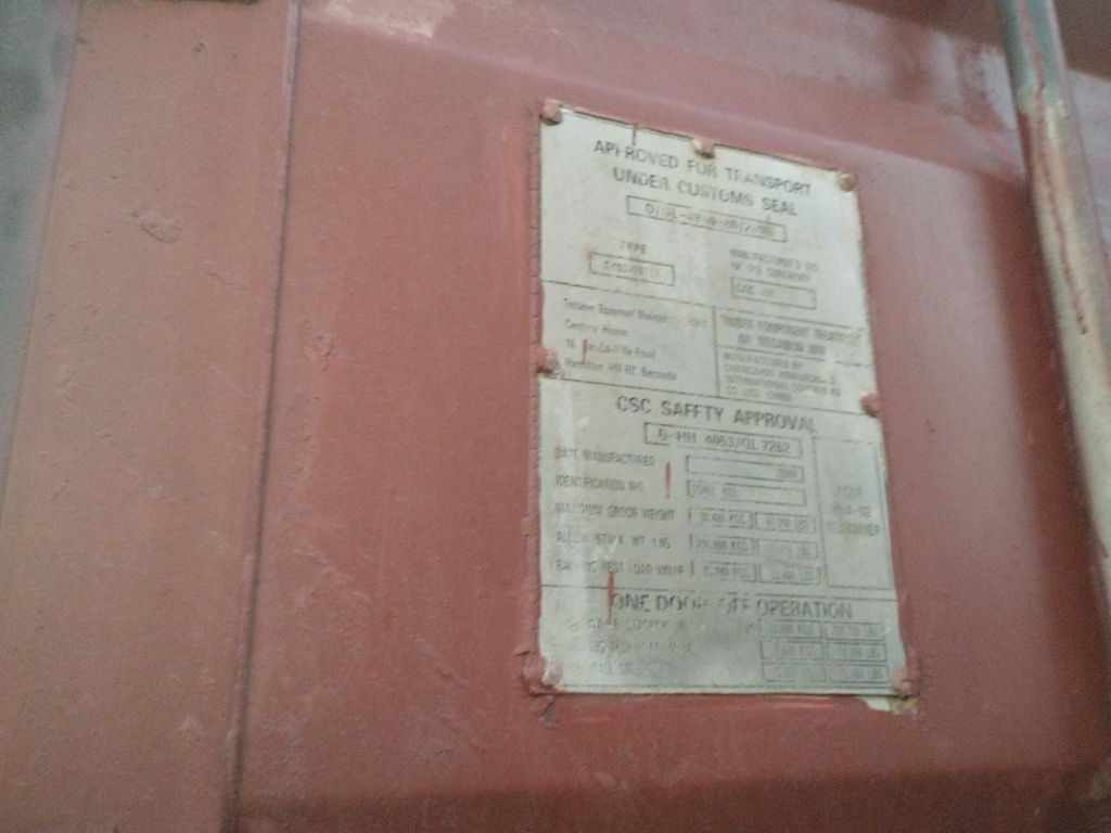 Морской контейнер TGHU0333077