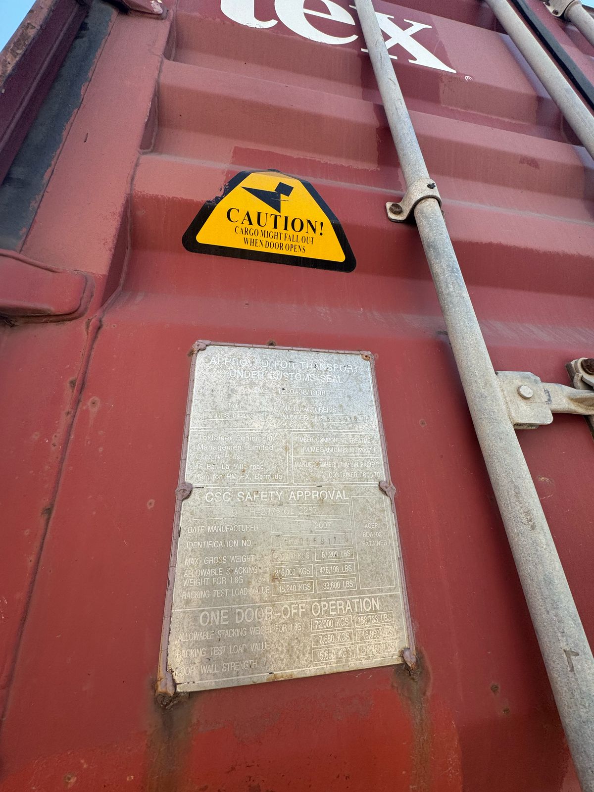 Морской контейнер TGHU0569170