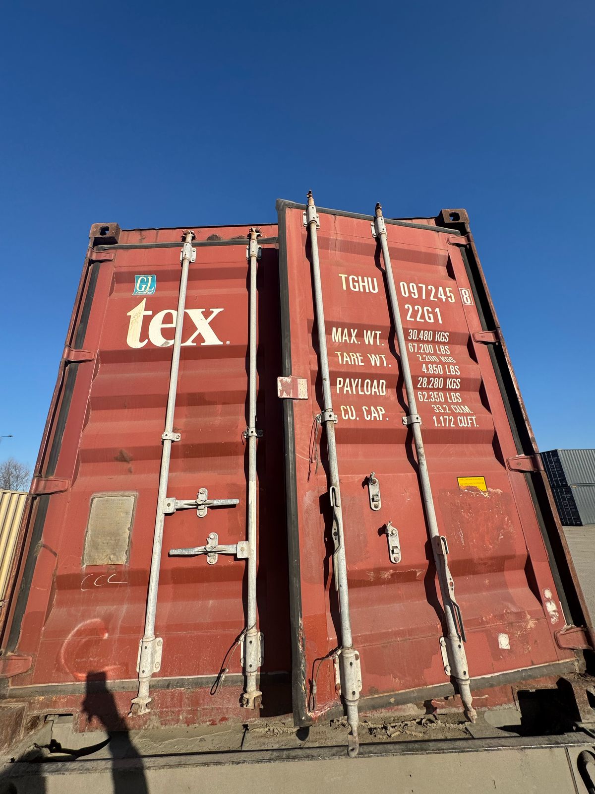 Морской контейнер TGHU0972458