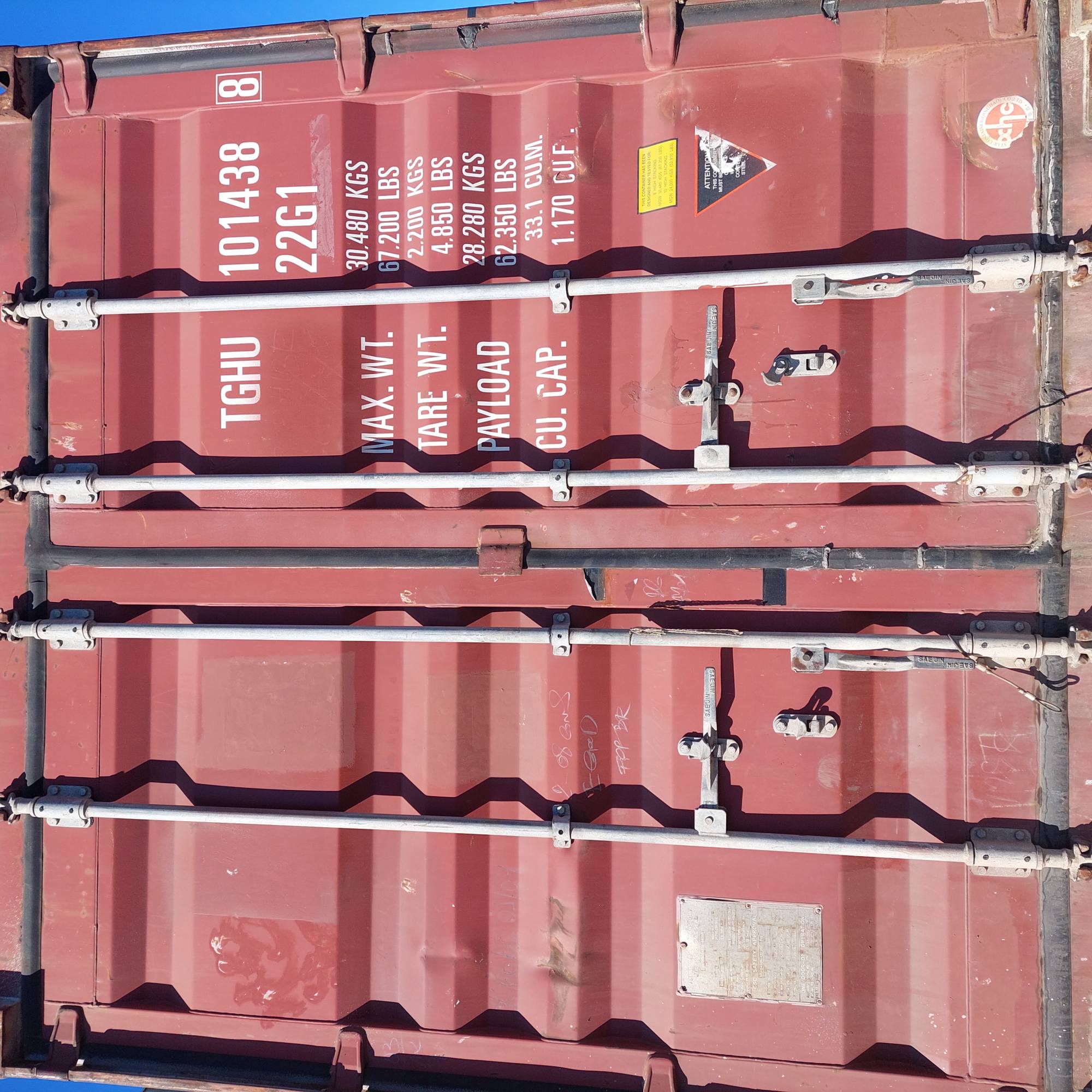 Морской контейнер TGHU1014388