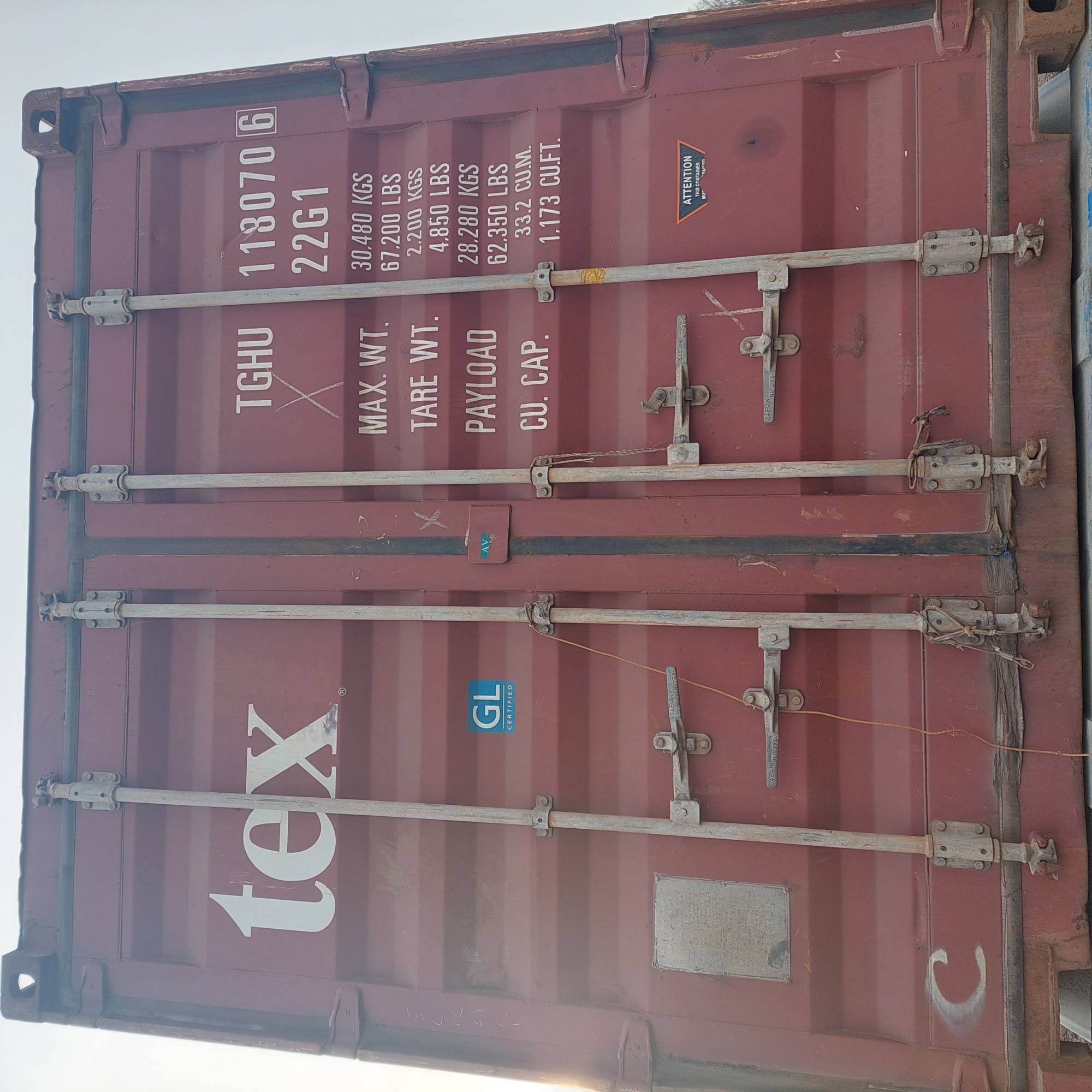 Морской контейнер TGHU1180706