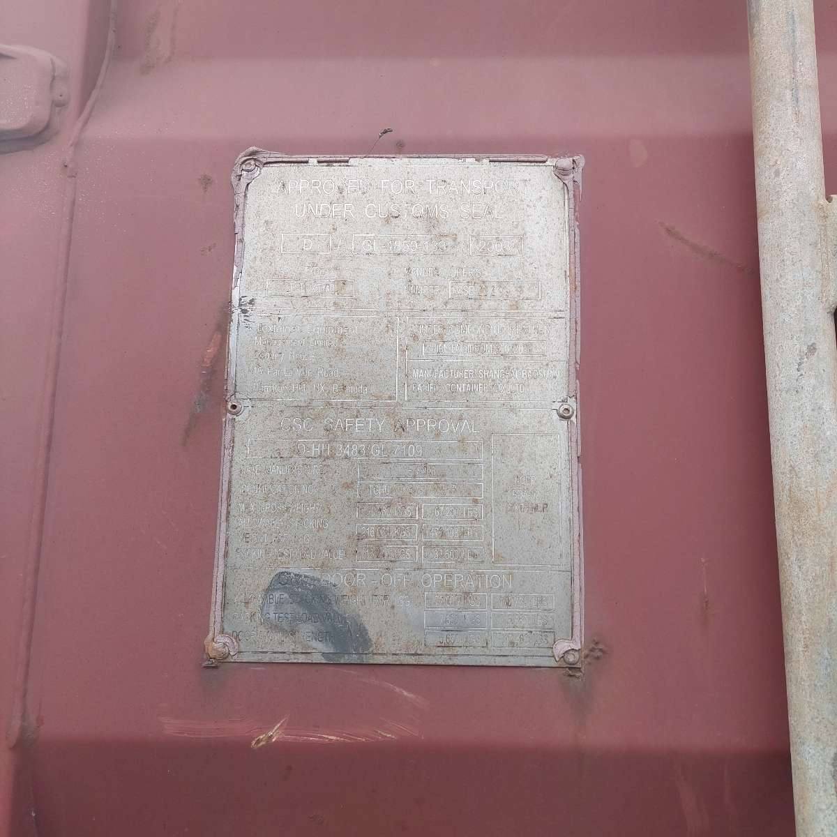 Морской контейнер TGHU1180706