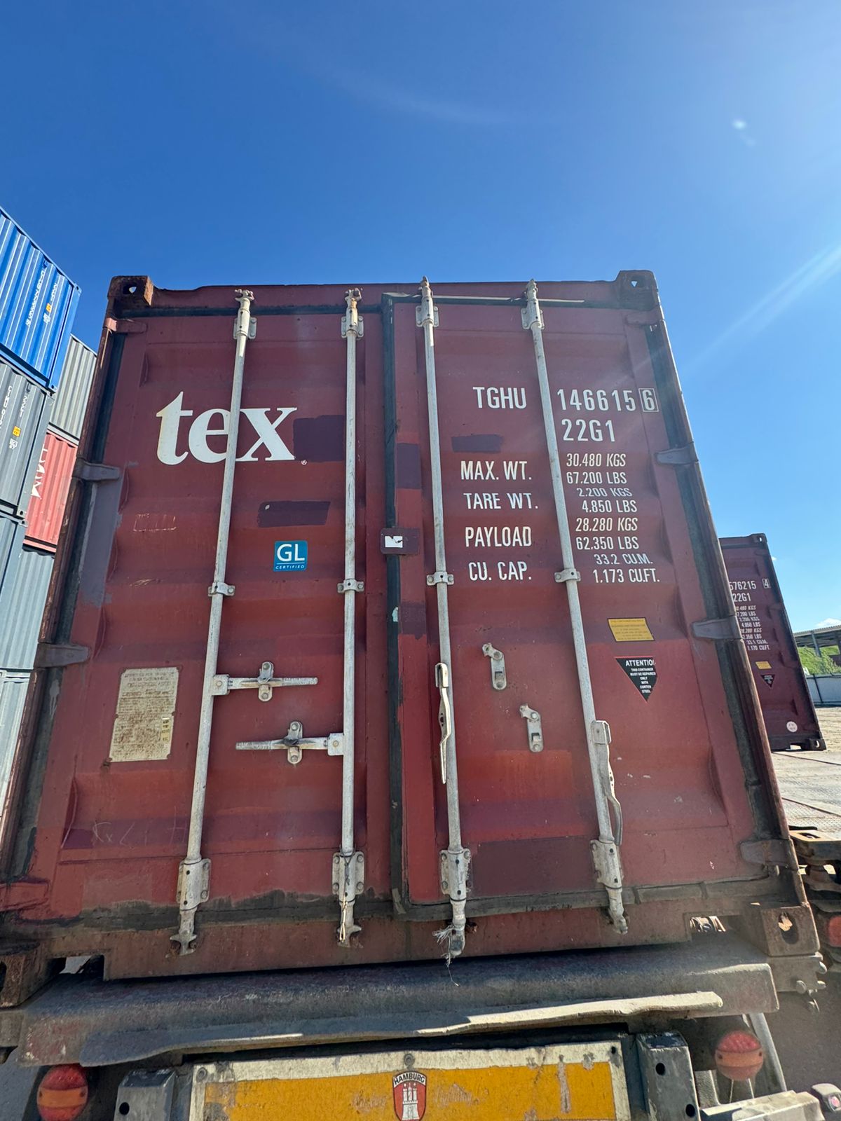 Морской контейнер TGHU1466156