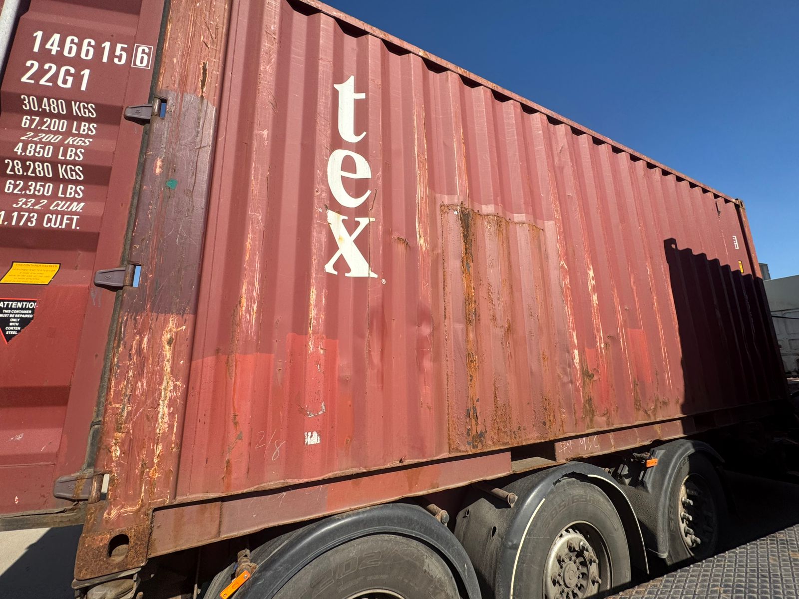 Морской контейнер TGHU1466156