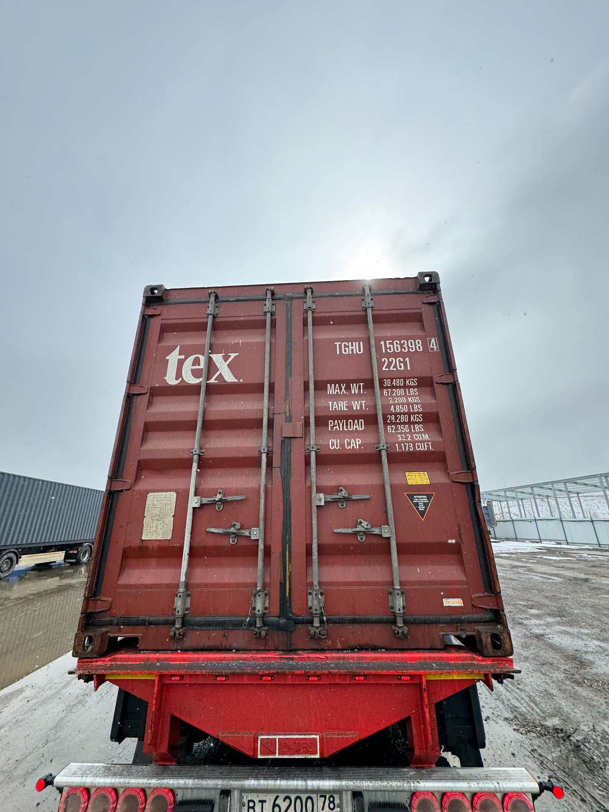 Морской контейнер TGHU1563984