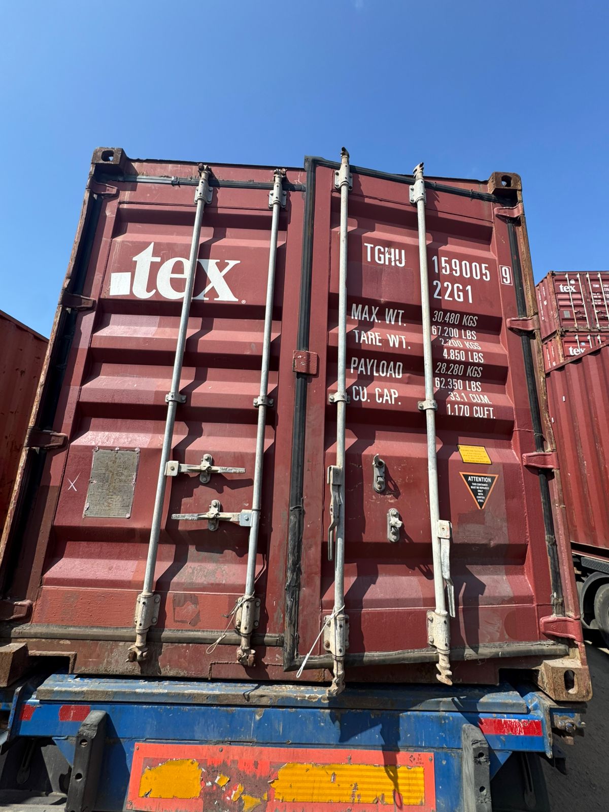 Морской контейнер TGHU1590059