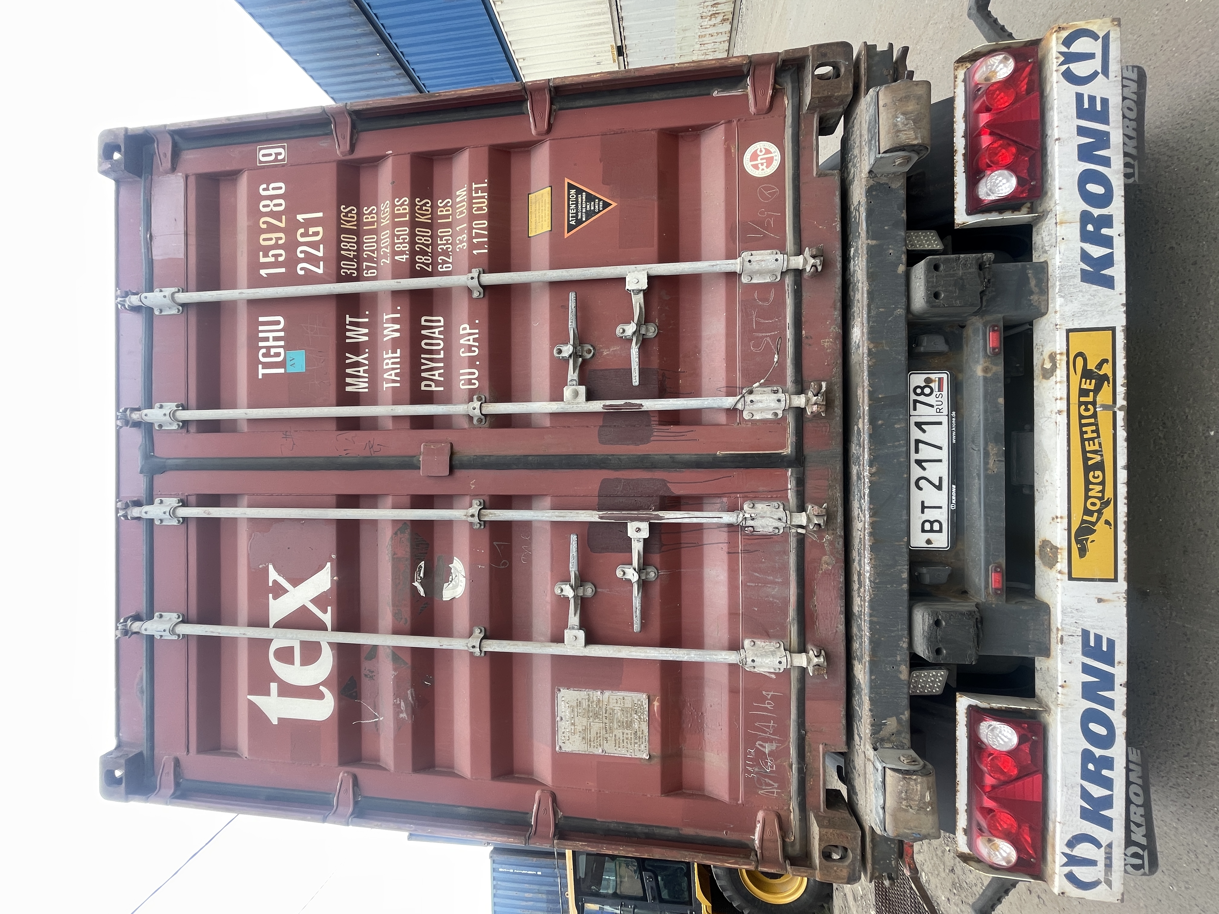 Морской контейнер TGHU1592869