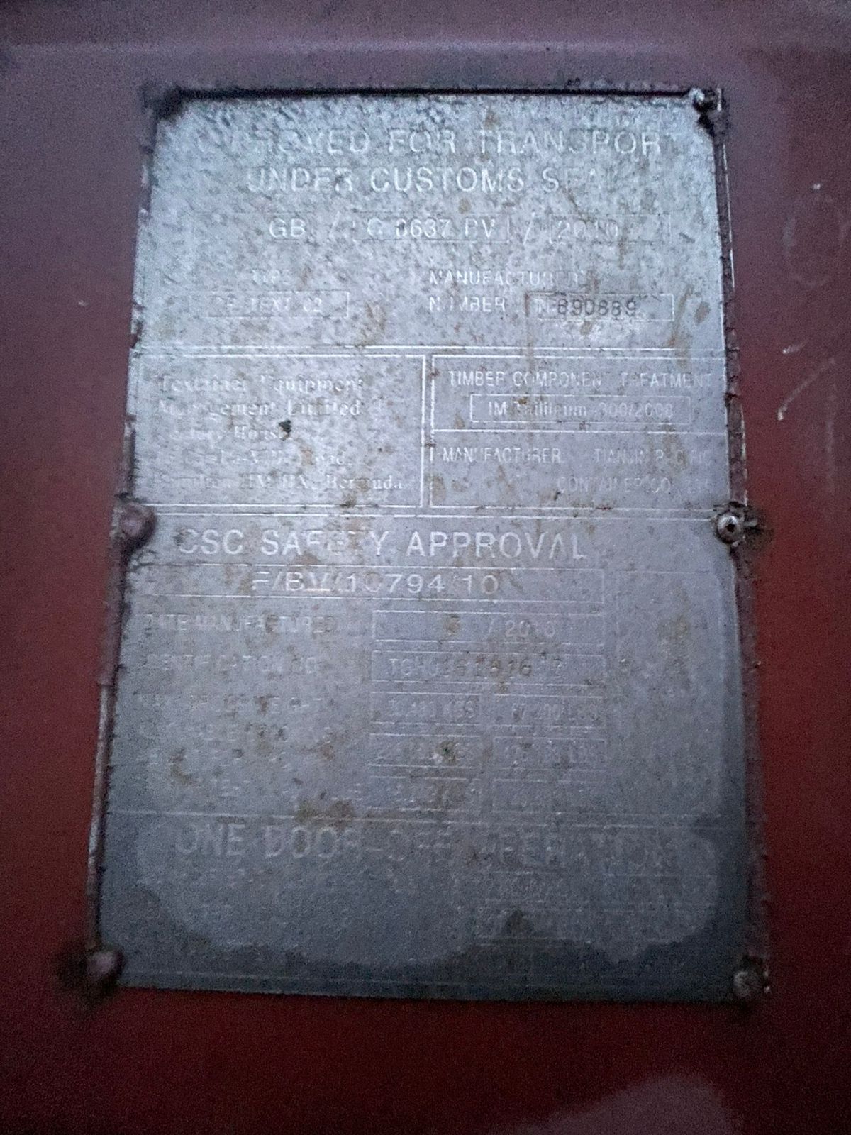 Морской контейнер TGHU1615183