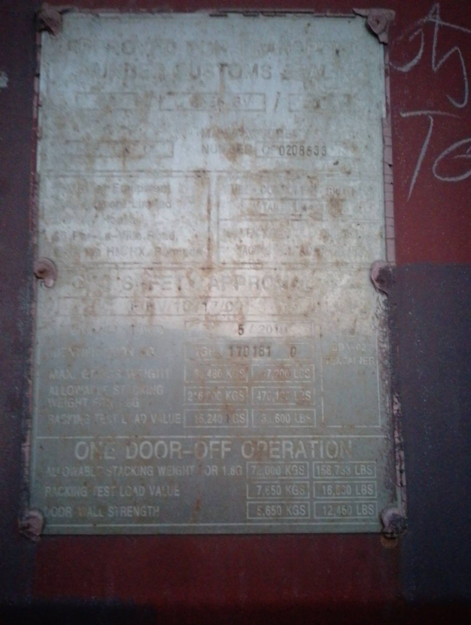 Морской контейнер TGHU1701810