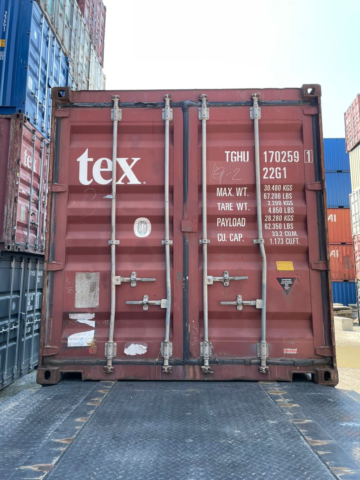 Морской контейнер TGHU1702591