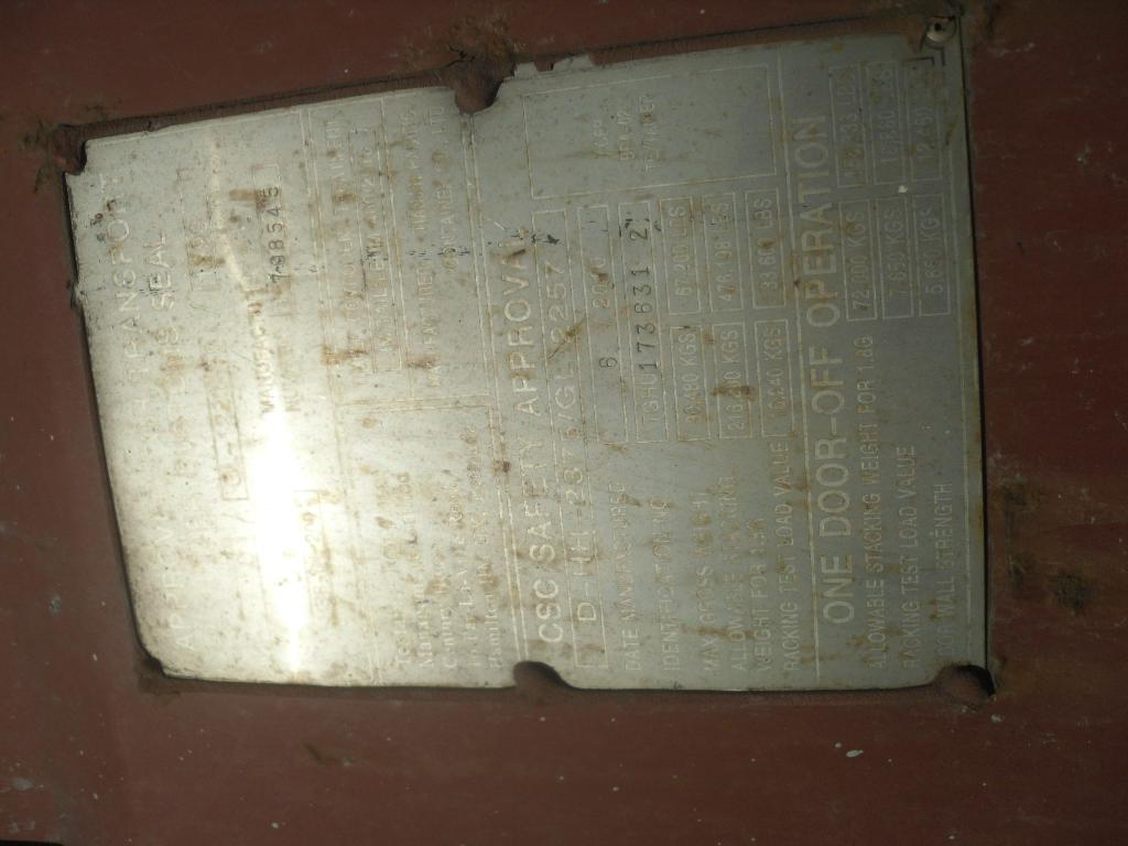 Морской контейнер TGHU1736312