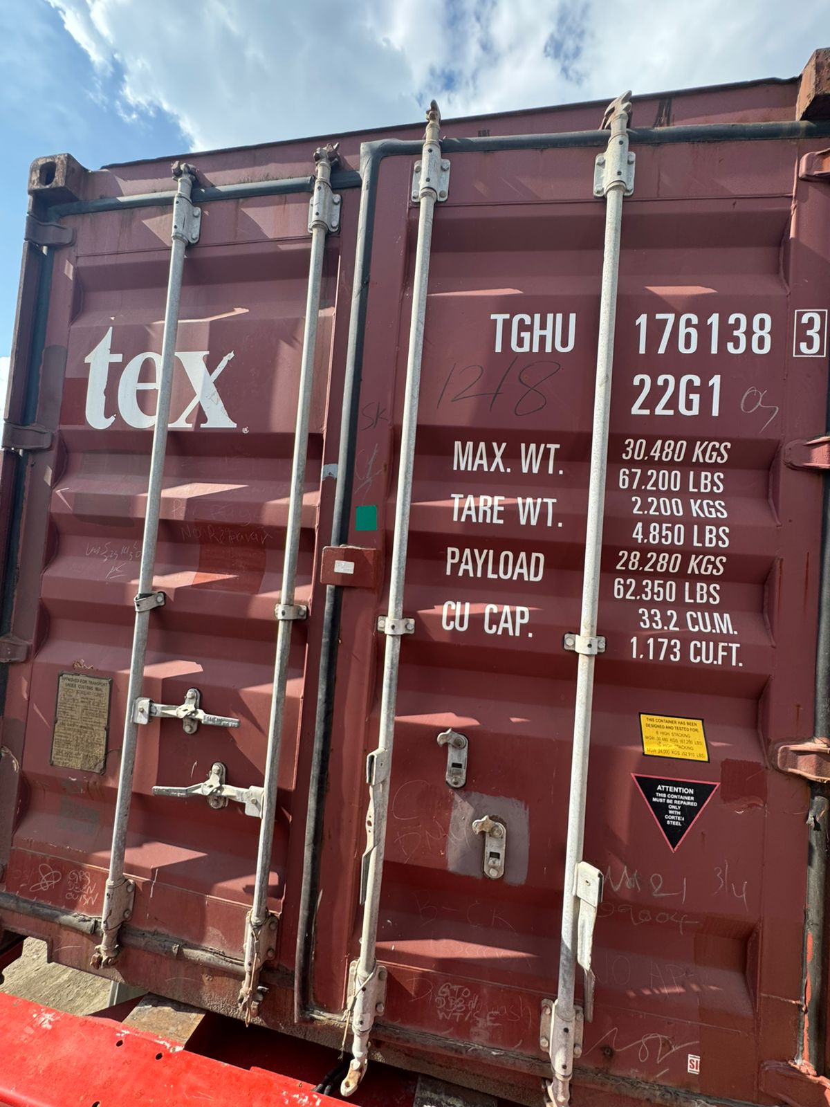 Морской контейнер TGHU1761383