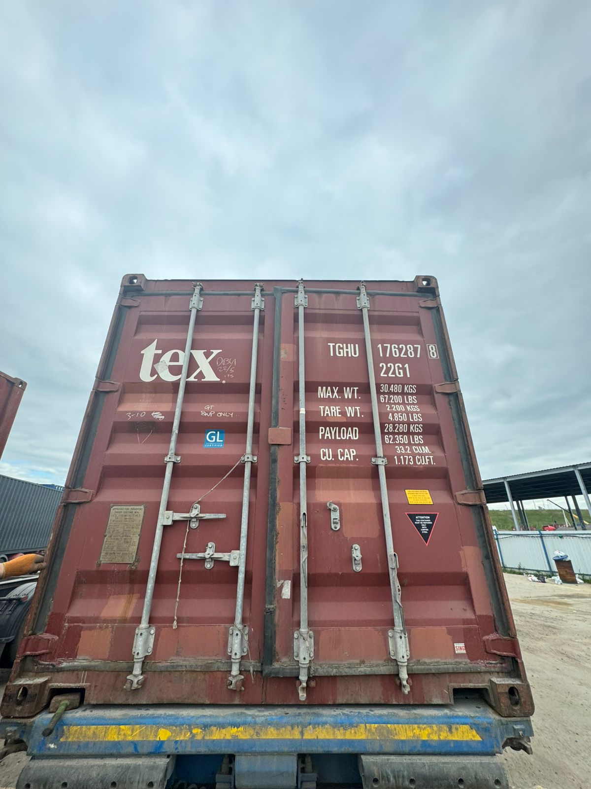 Морской контейнер TGHU1762878
