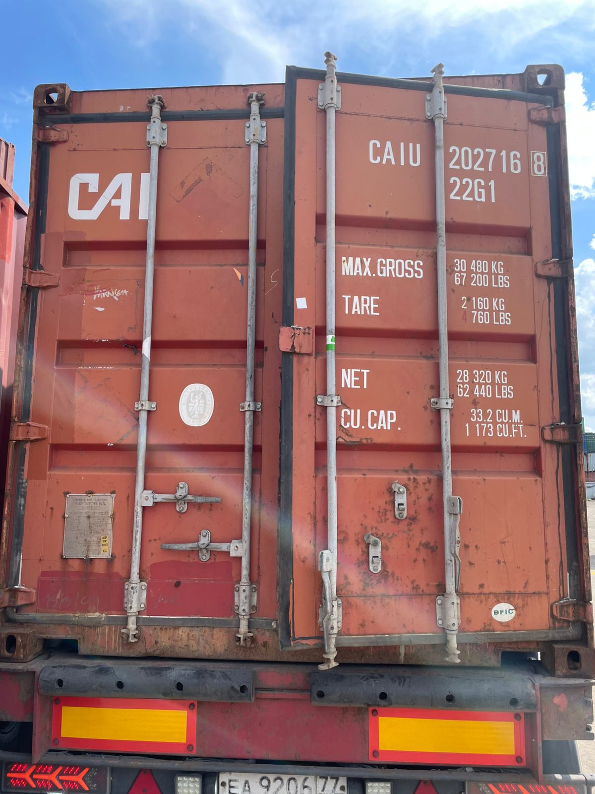 Морской контейнер TGHU1769738